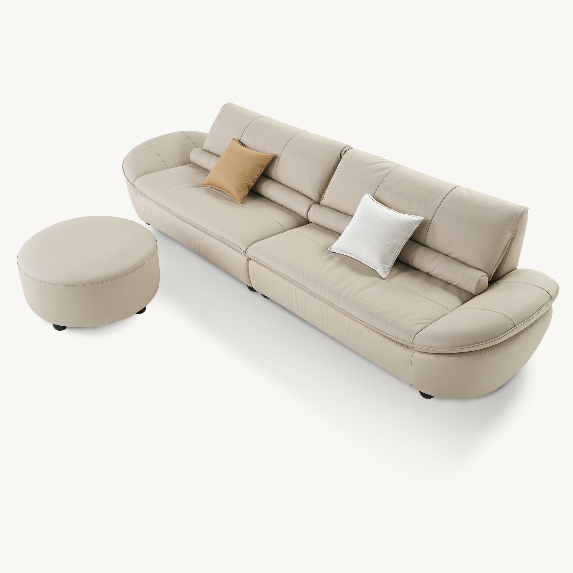 BELLA ,Genuine Napa leather Sectional Sofa