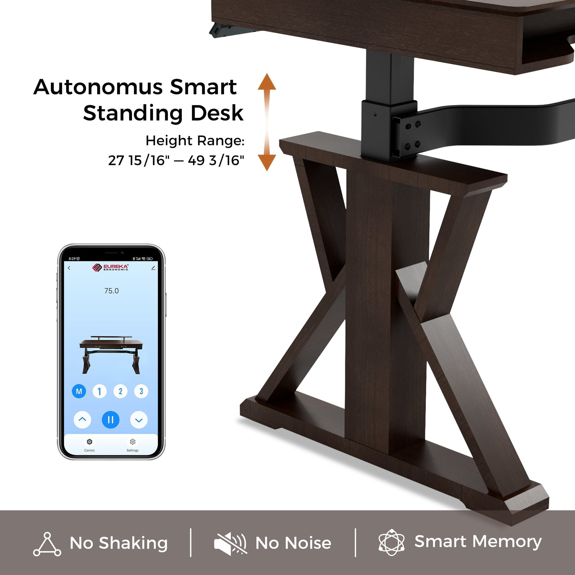 Ark XP, 63 x 29 Executive Standing Desk