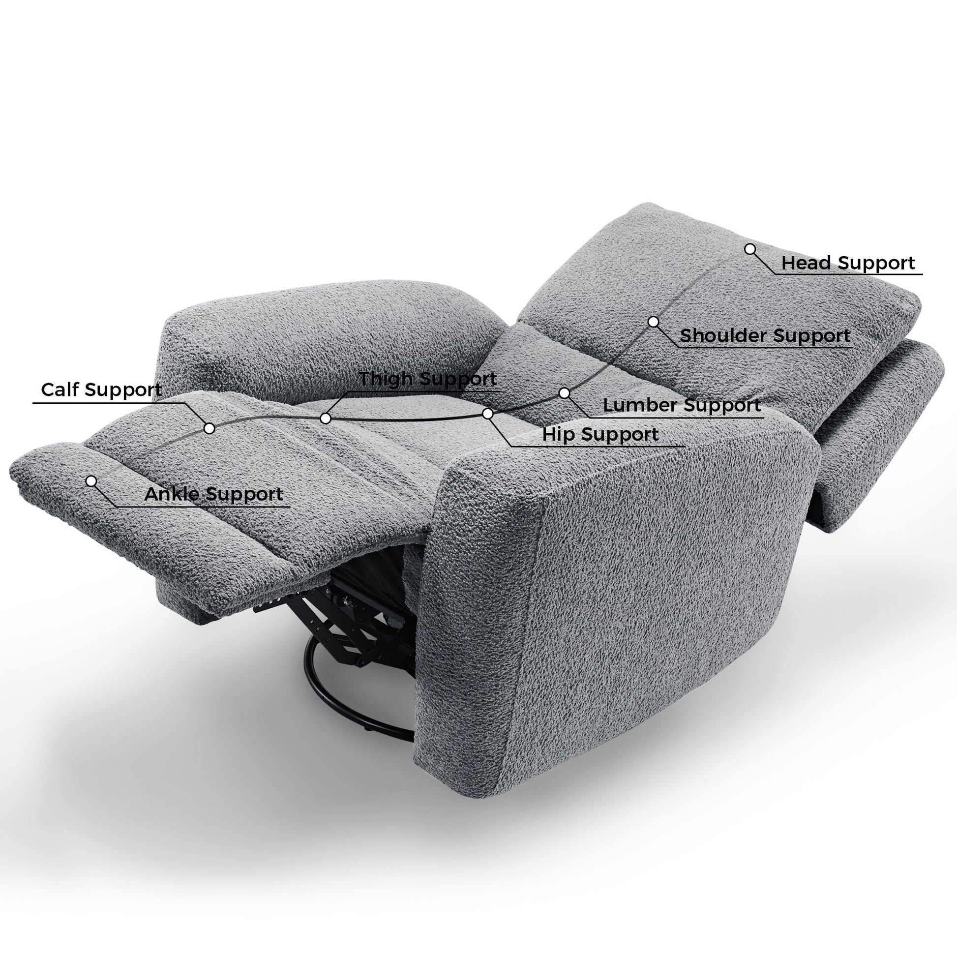 Mona, Electric Rocking Swivel Recliner