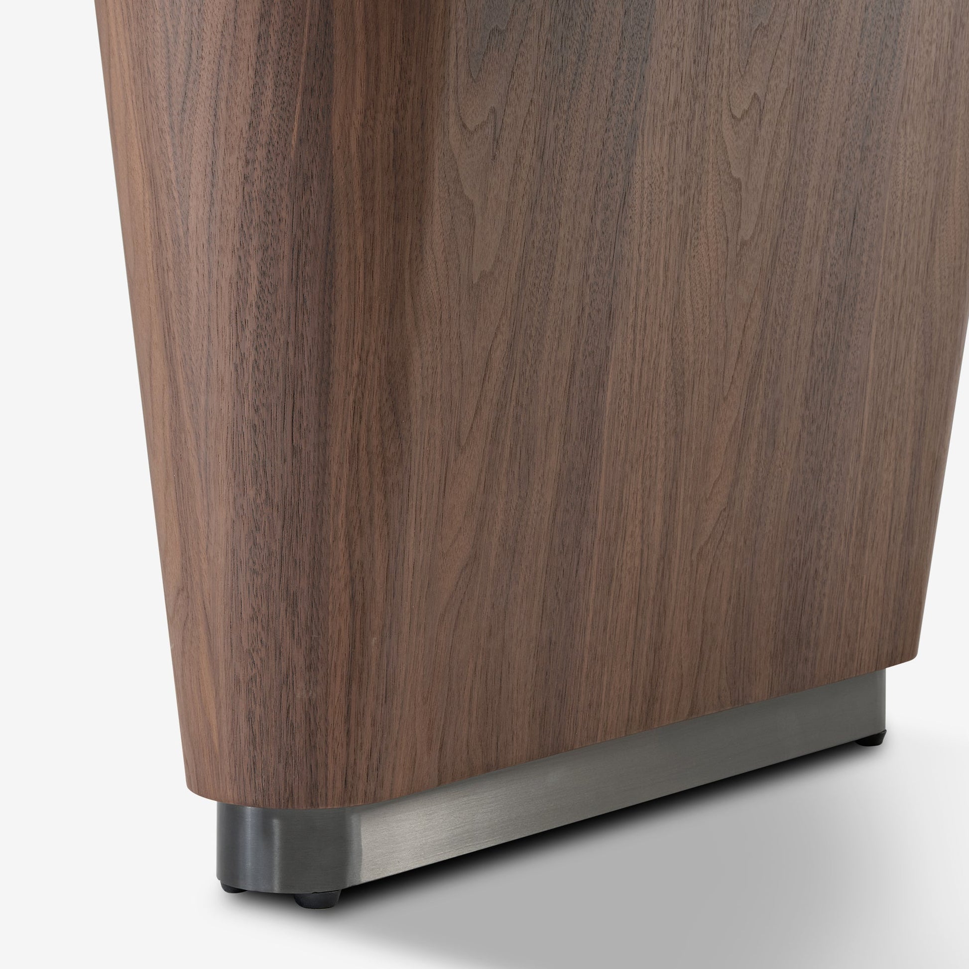 Magma, 86'' Natural Marble & Wood Top Office Desk