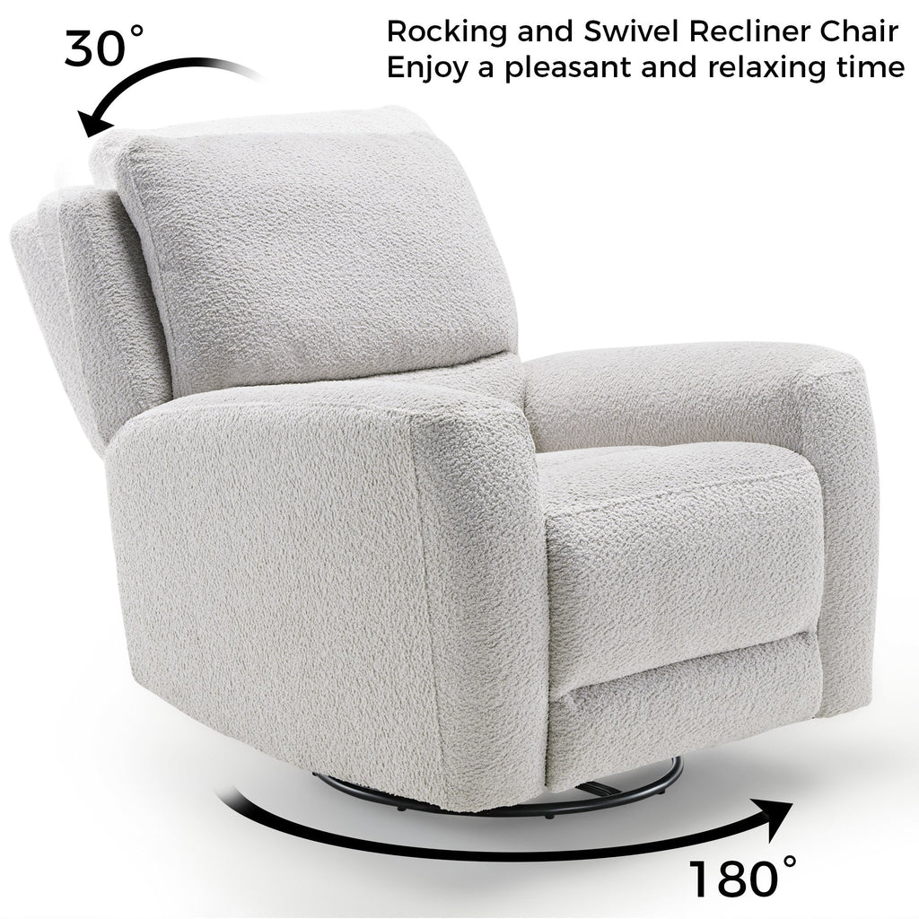 Mona, Electric Rocking Swivel Recliner