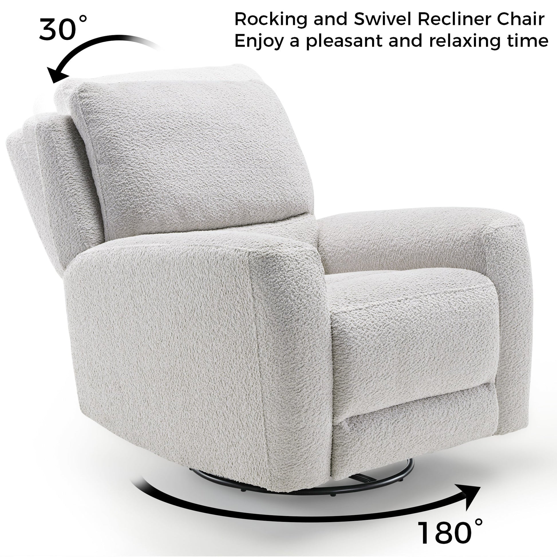 Mona, Electric Rocking Swivel Recliner