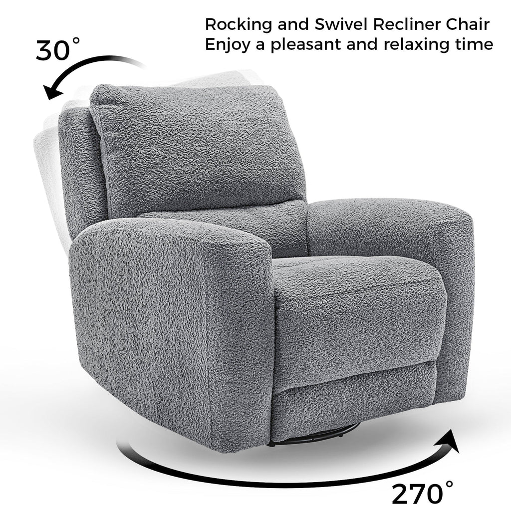 Mona, Electric Rocking Swivel Recliner