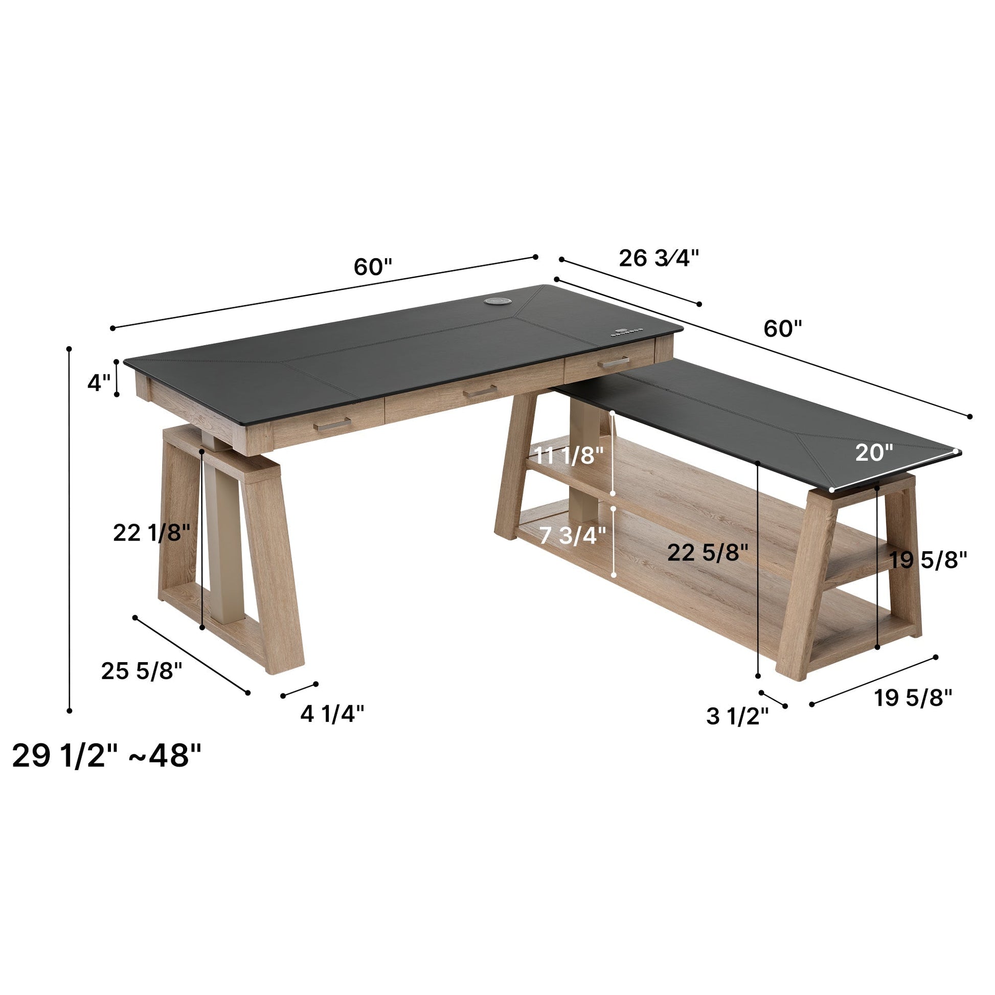 Ark EX, 60x26 Executive Standing Desk