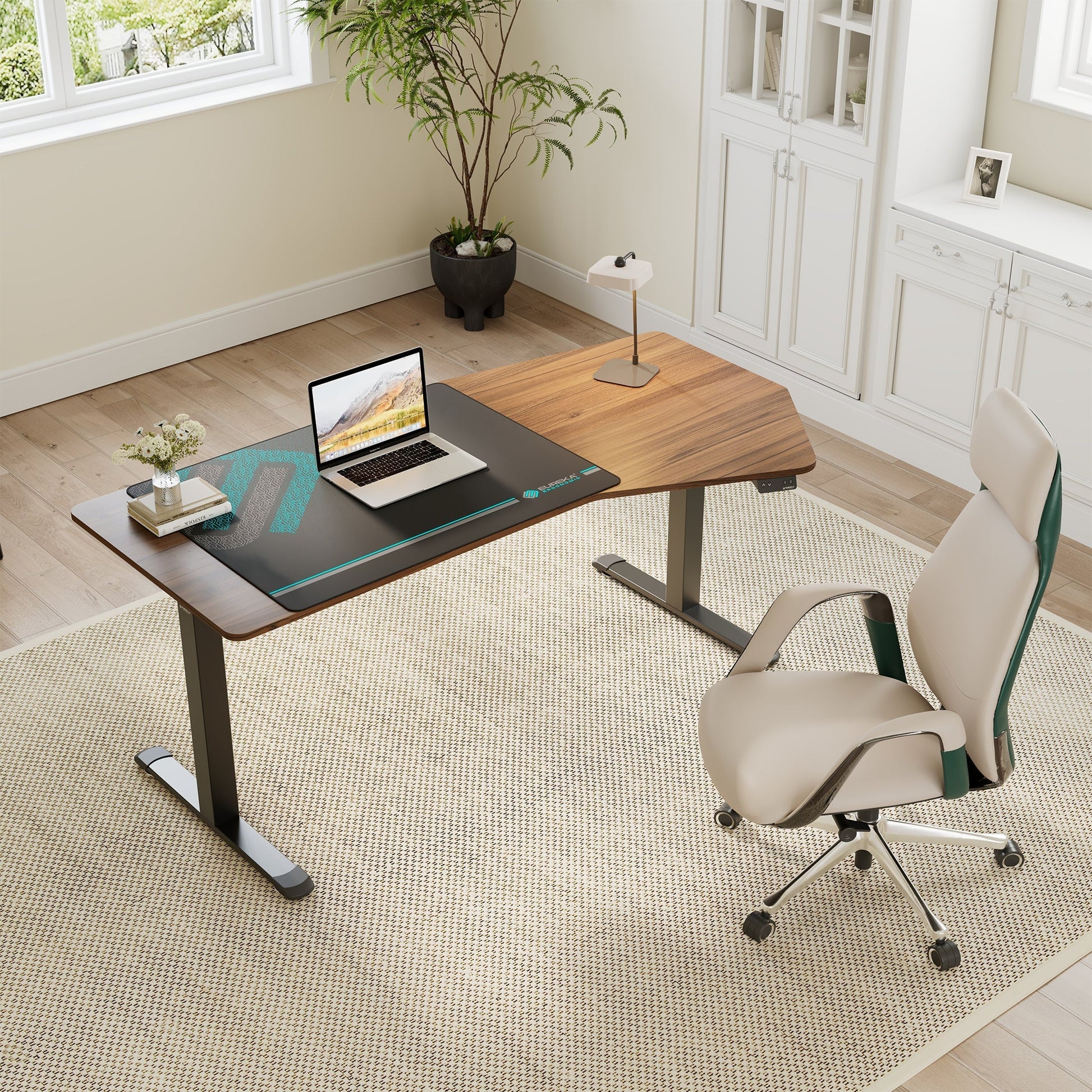 70x29 Unique Shape Office Standing Desk
