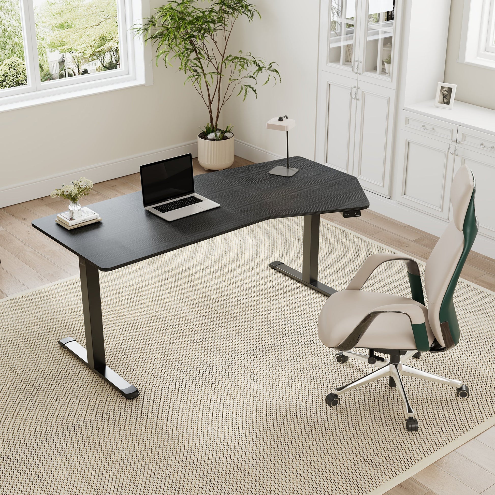 70x29 Unique Shape Office Standing Desk