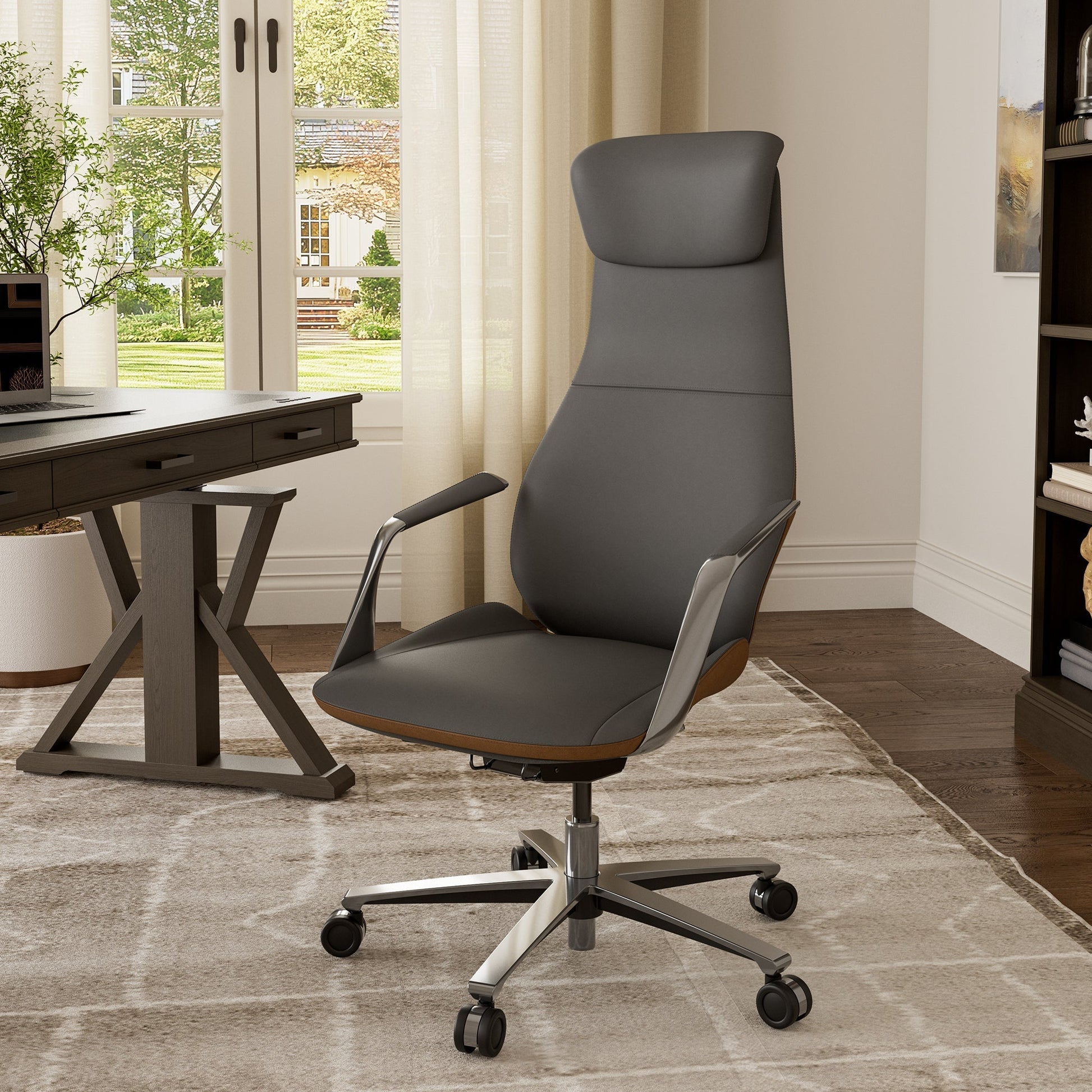 OC22, Genuine Leather Executive Office Chair