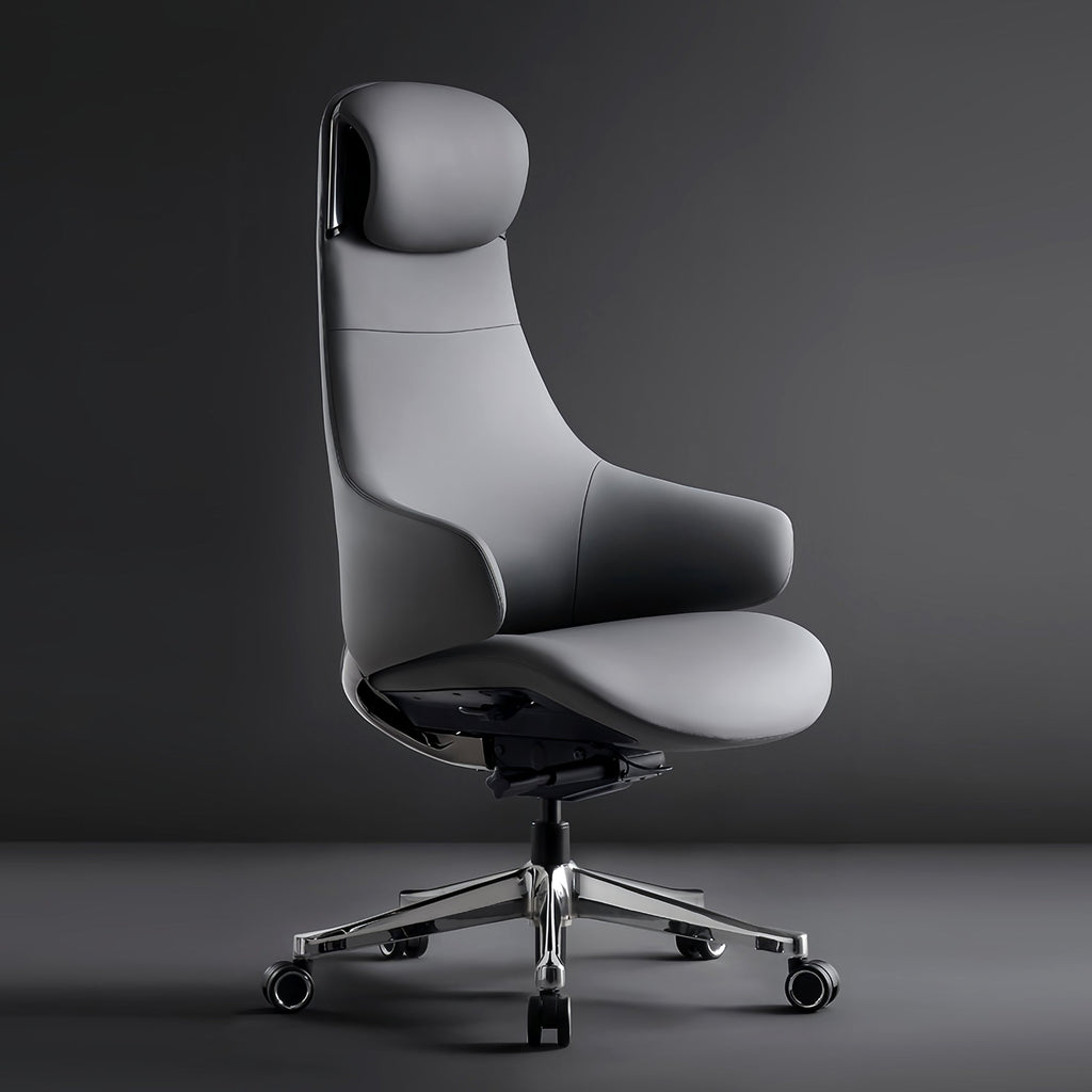 OC28, Genuine Leather Executive Office Chair