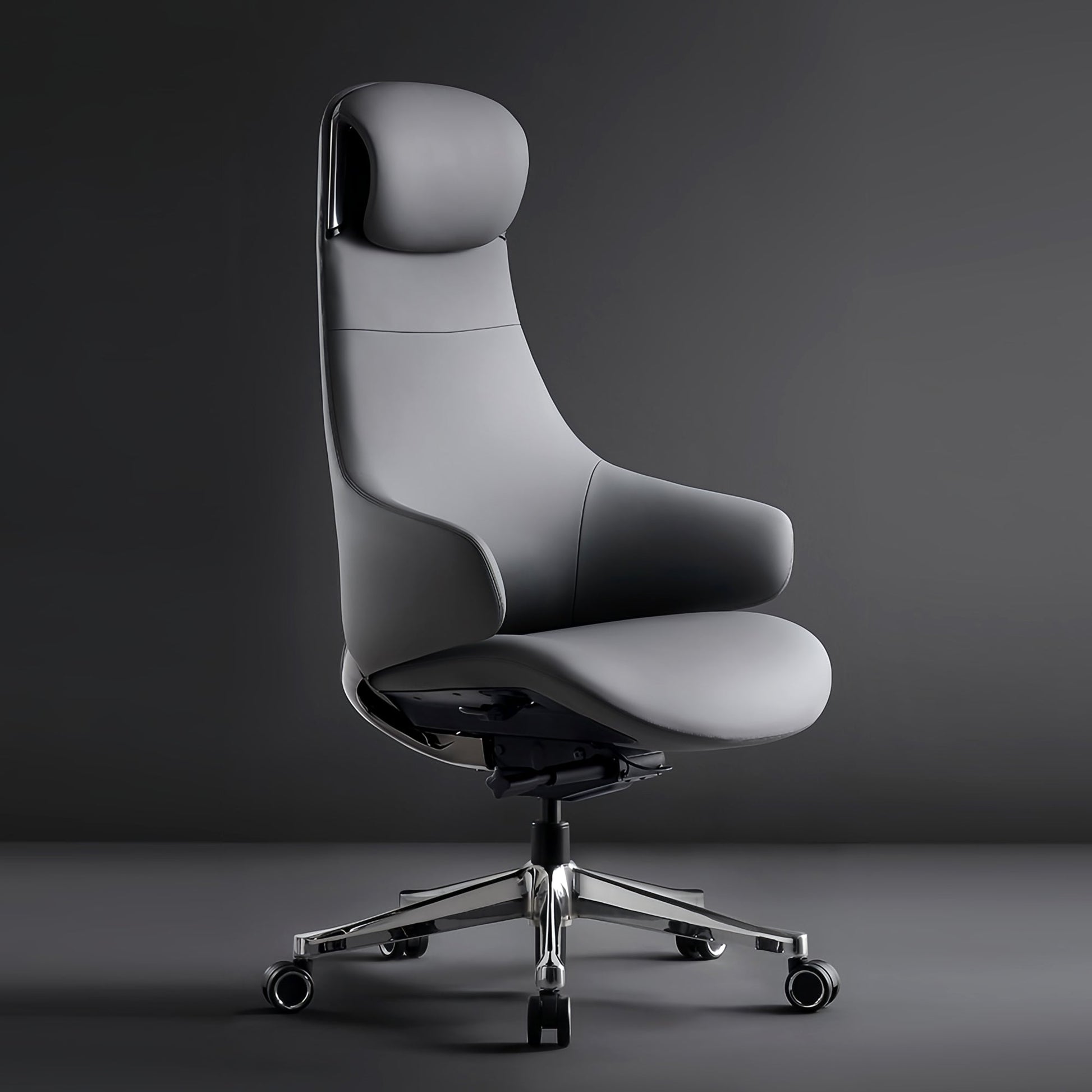 OC28, Genuine Leather Executive Office Chair
