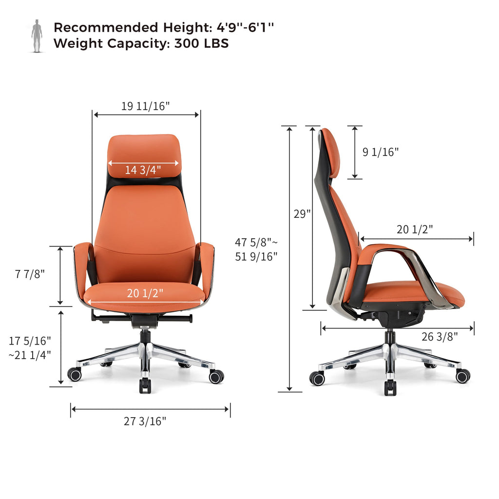 SERENE, Napa Leather Executive Office Chair