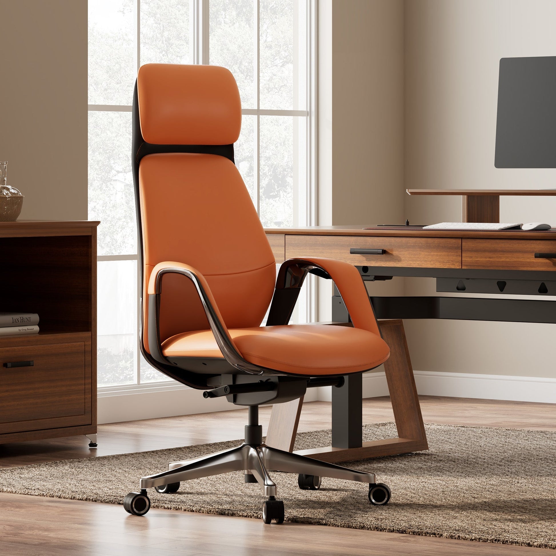 SERENE, Napa Leather Executive Office Chair