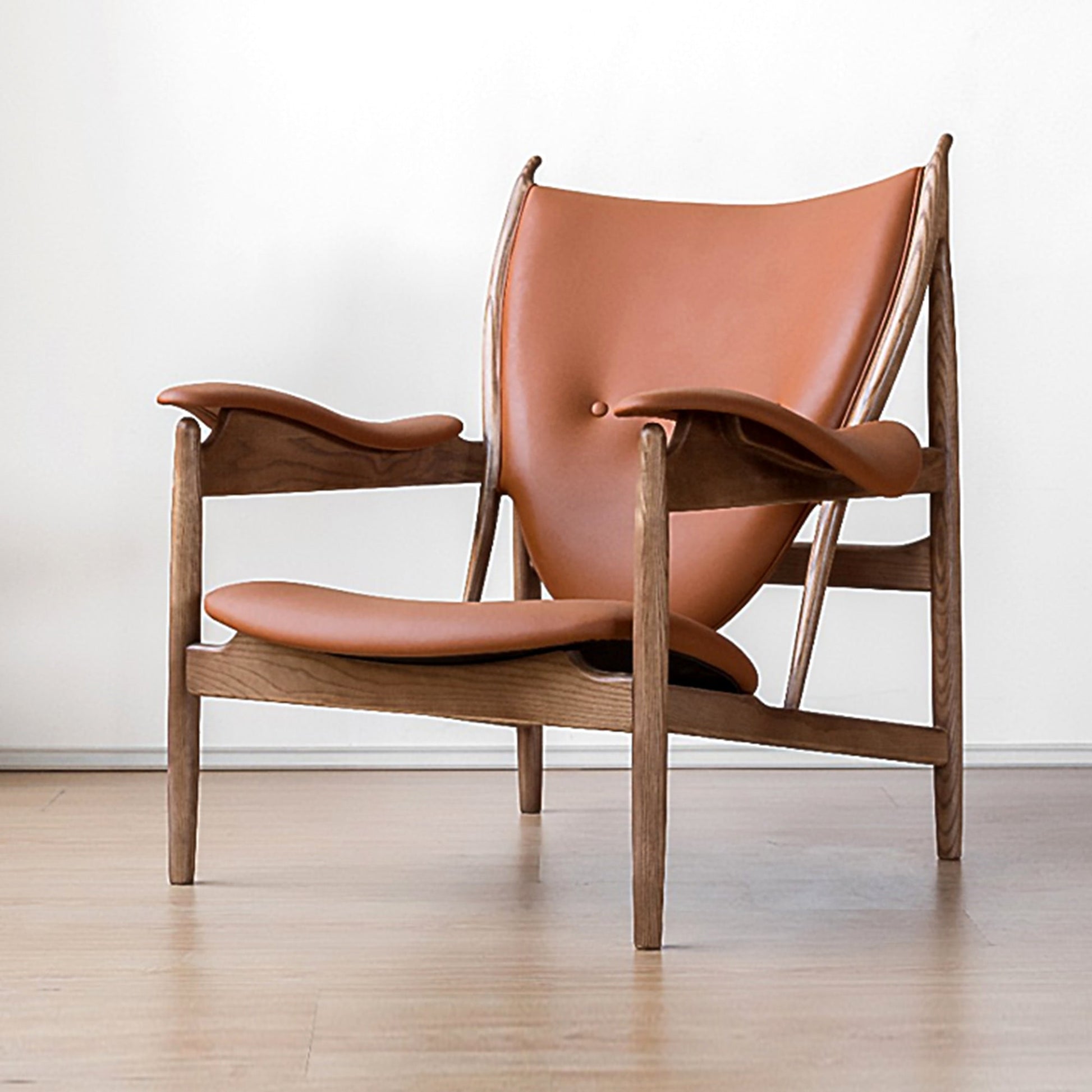 Dakota, Microfiber Leather Comfort Lounge Chair, Brown