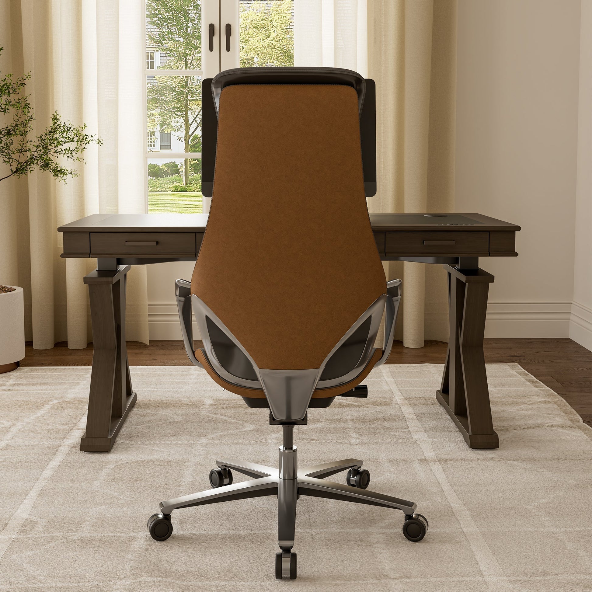 OC22, Genuine Leather Executive Office Chair