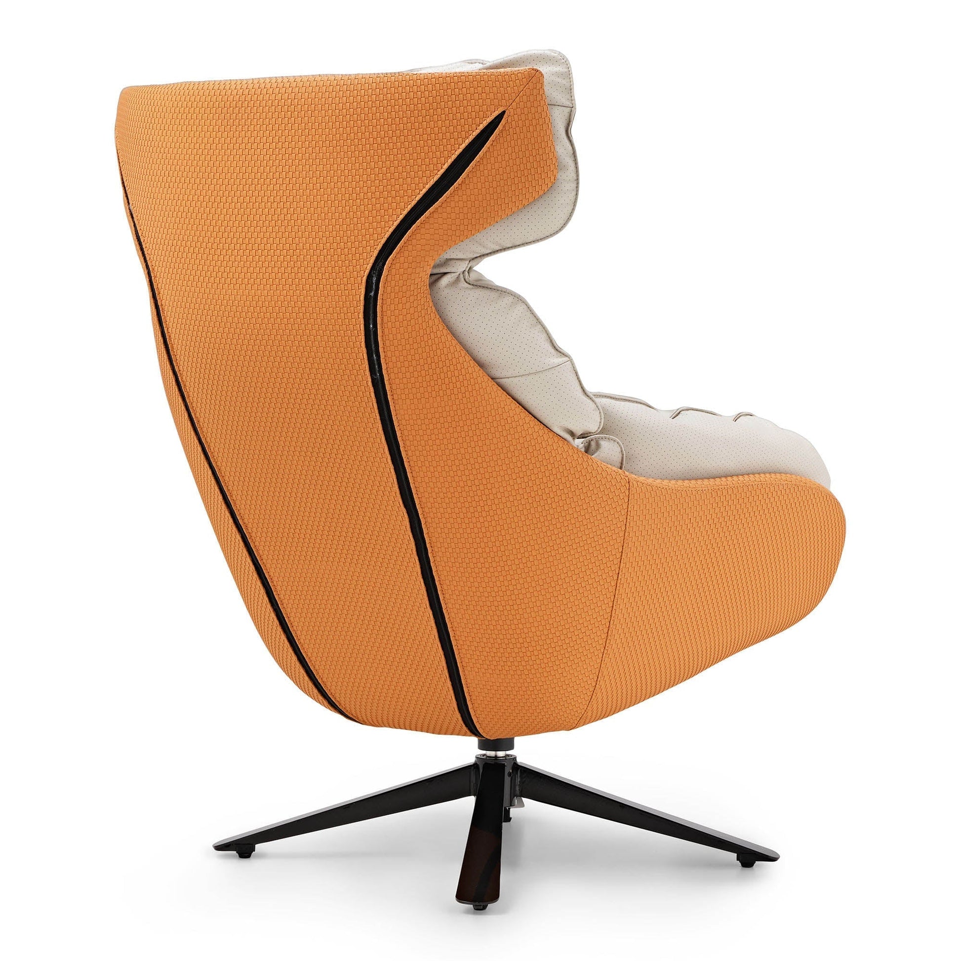Todd, Swivel Armchair with High Back Lounge Chair