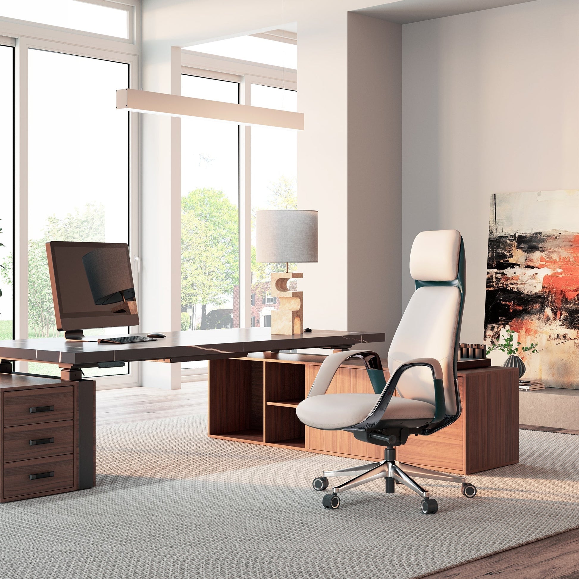 SERENE, Napa Leather Executive Office Chair