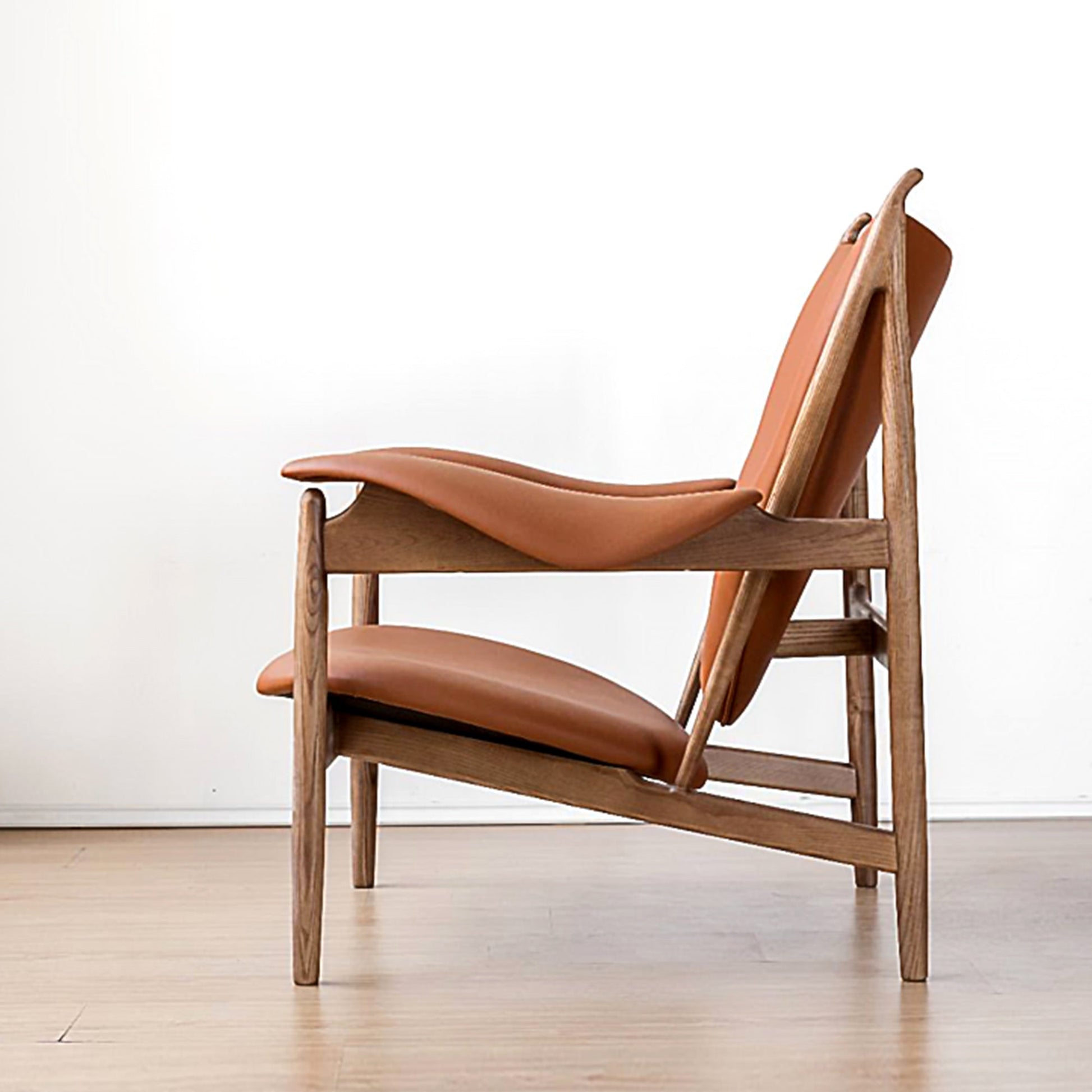 Dakota, Microfiber Leather Comfort Lounge Chair, Brown