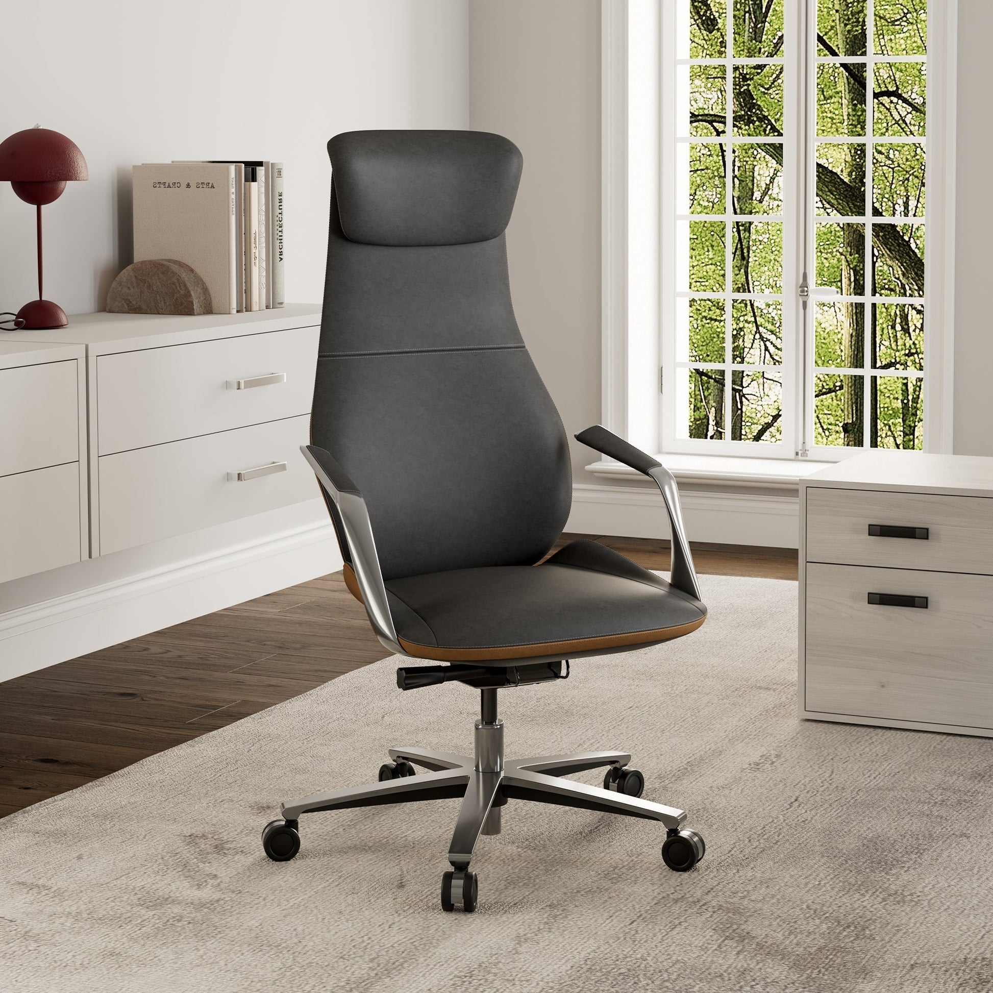 OC22, Genuine Leather Executive Office Chair