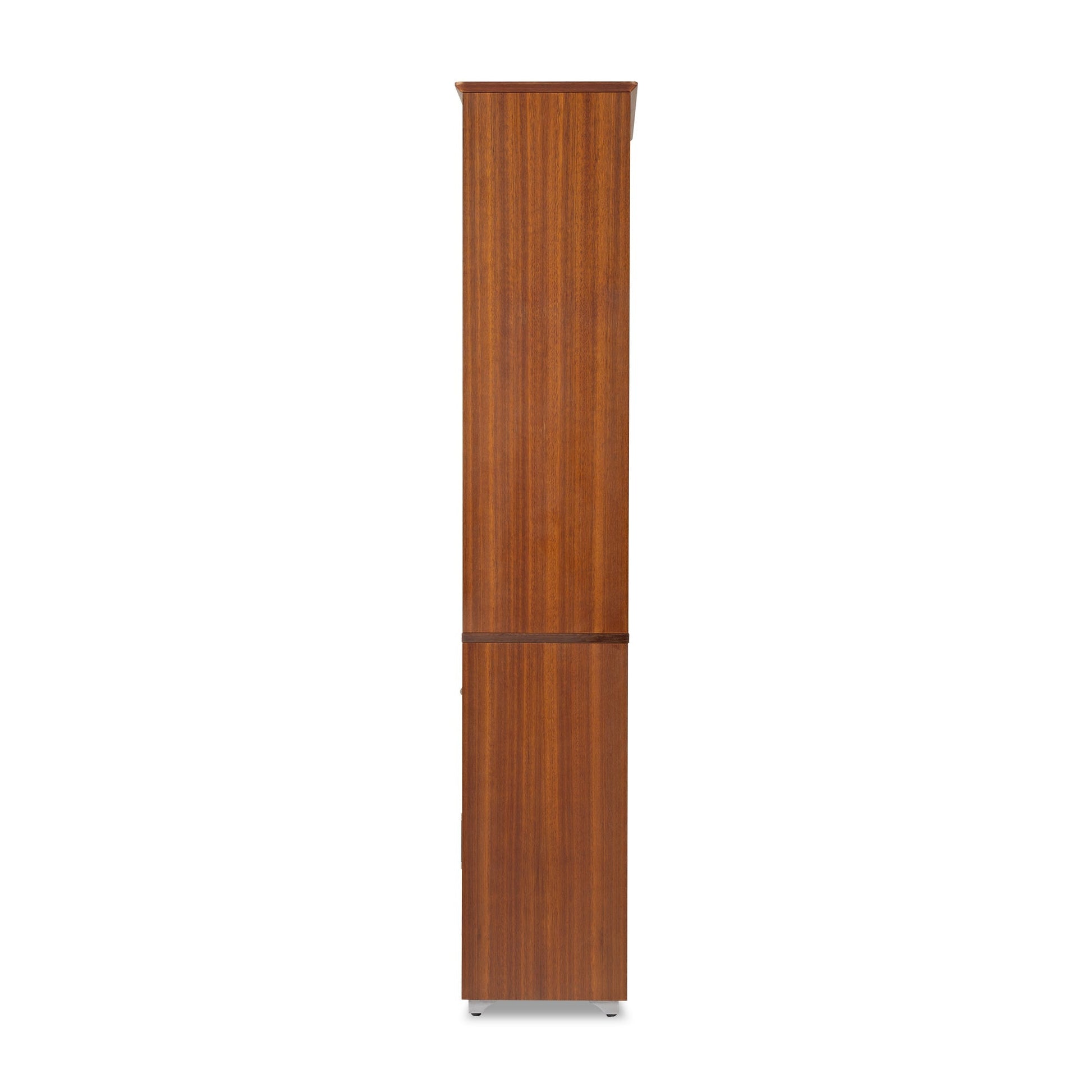 Ark, 72'' Storage Cabinet Bookshelf with Doors, Walnut