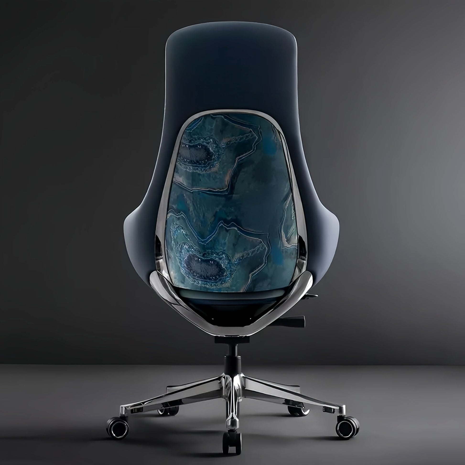 OC28, Genuine Leather Executive Office Chair