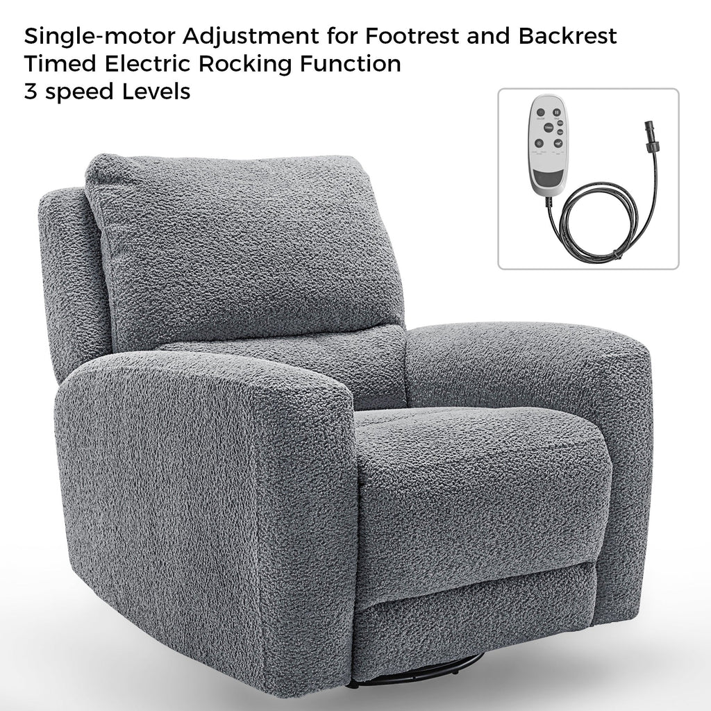 Mona, Electric Rocking Swivel Recliner