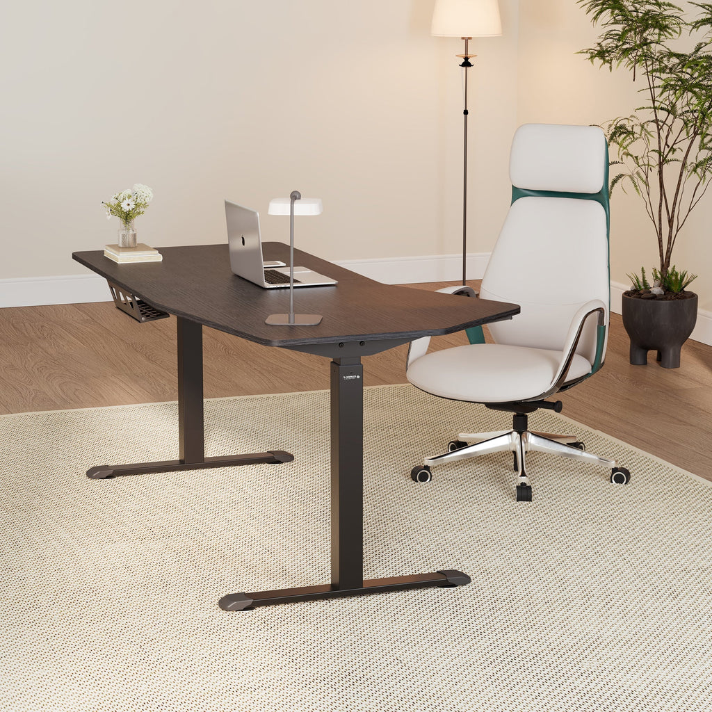 70x29 Unique Shape Office Standing Desk