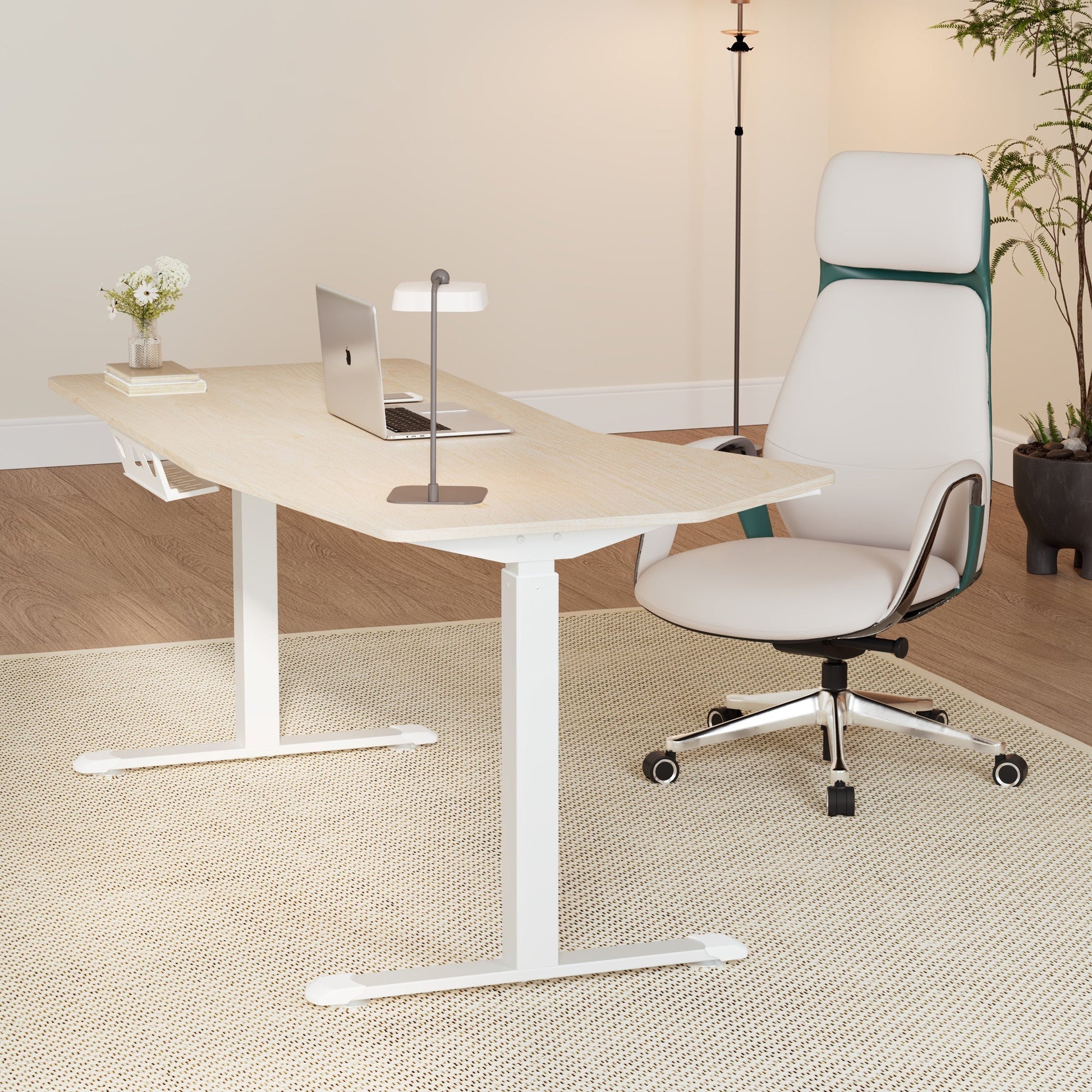 70x29 Unique Shape Office Standing Desk