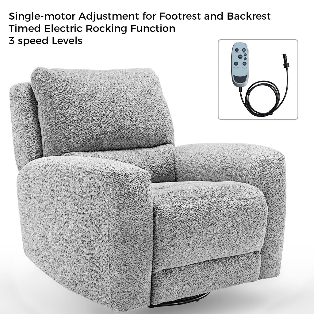 Mona, Electric Rocking Swivel Recliner