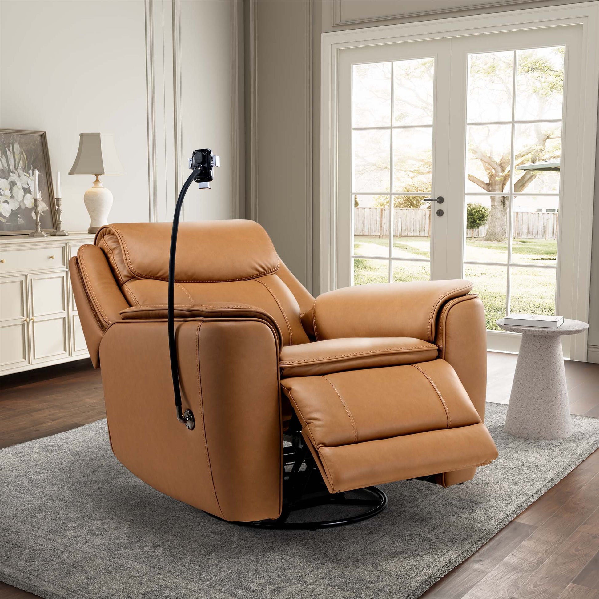 Carter, Electric Rocking Swivel Recliner Chair