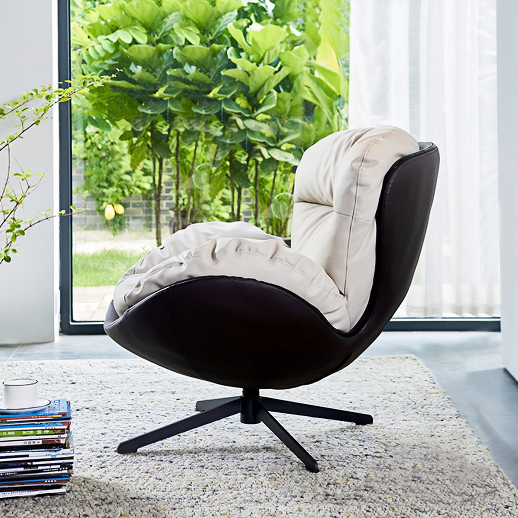 Alexia, Swivel Lounge Chair, Gray