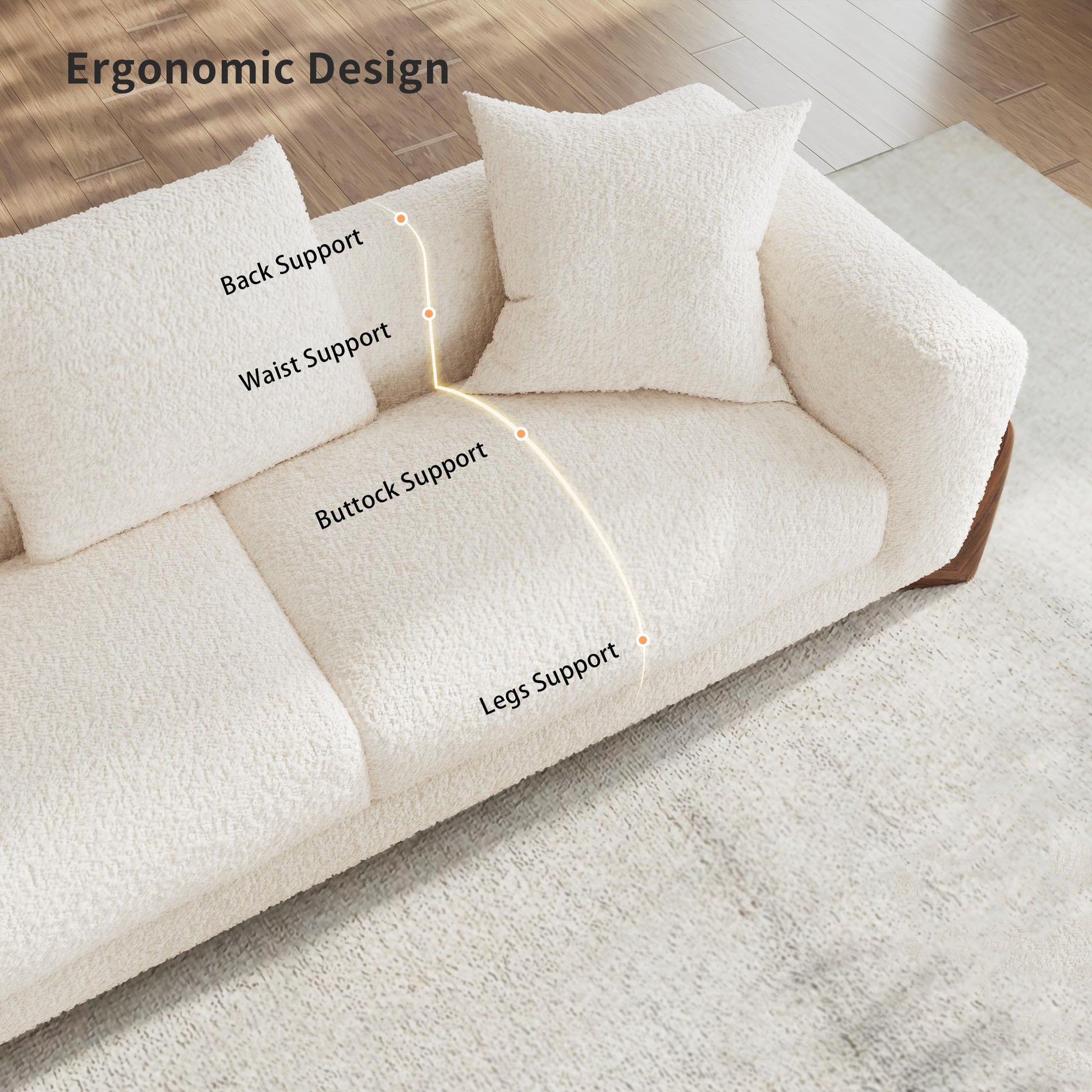Rowan, Sectional Sofa, Three Seaters