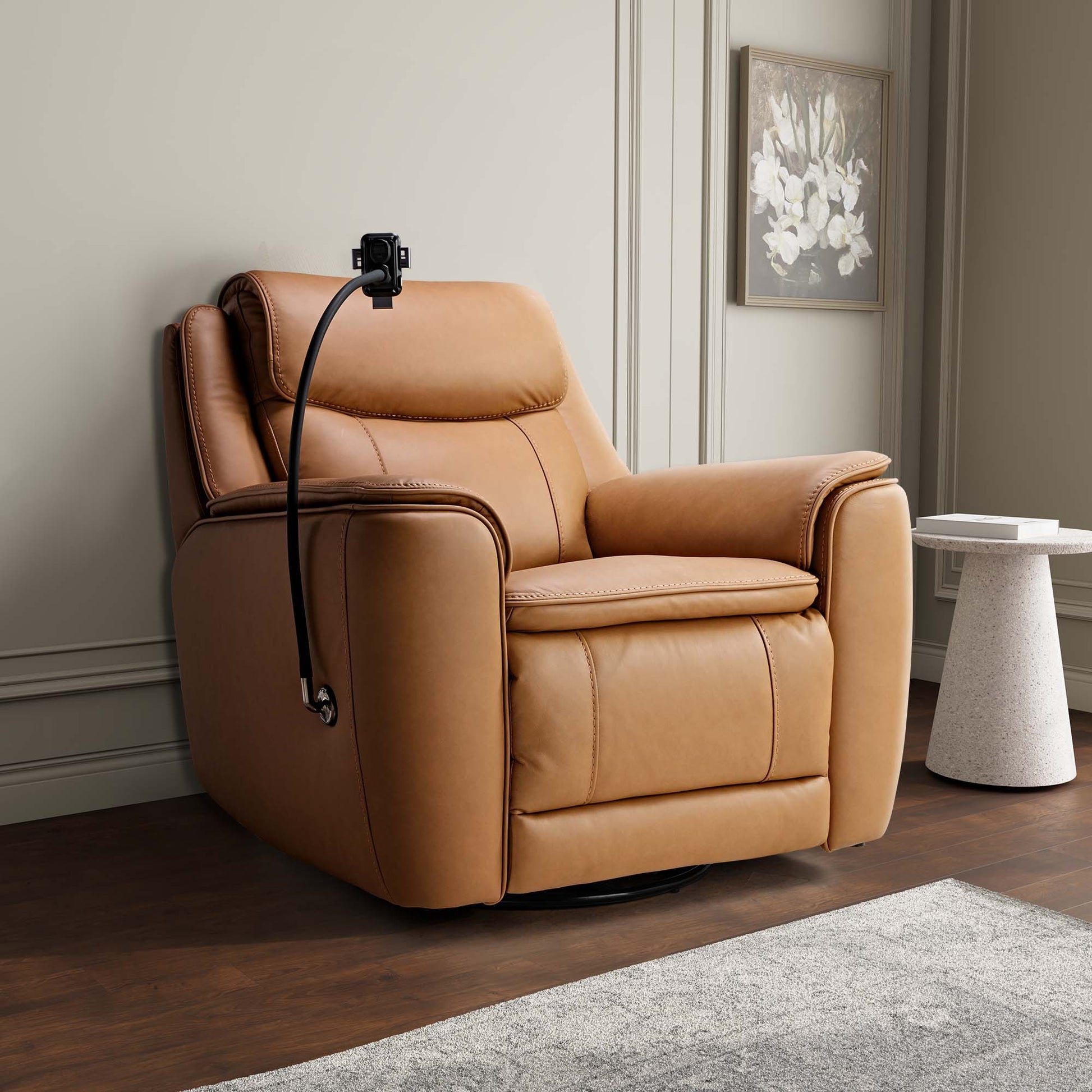 Carter, Electric Rocking Swivel Recliner Chair