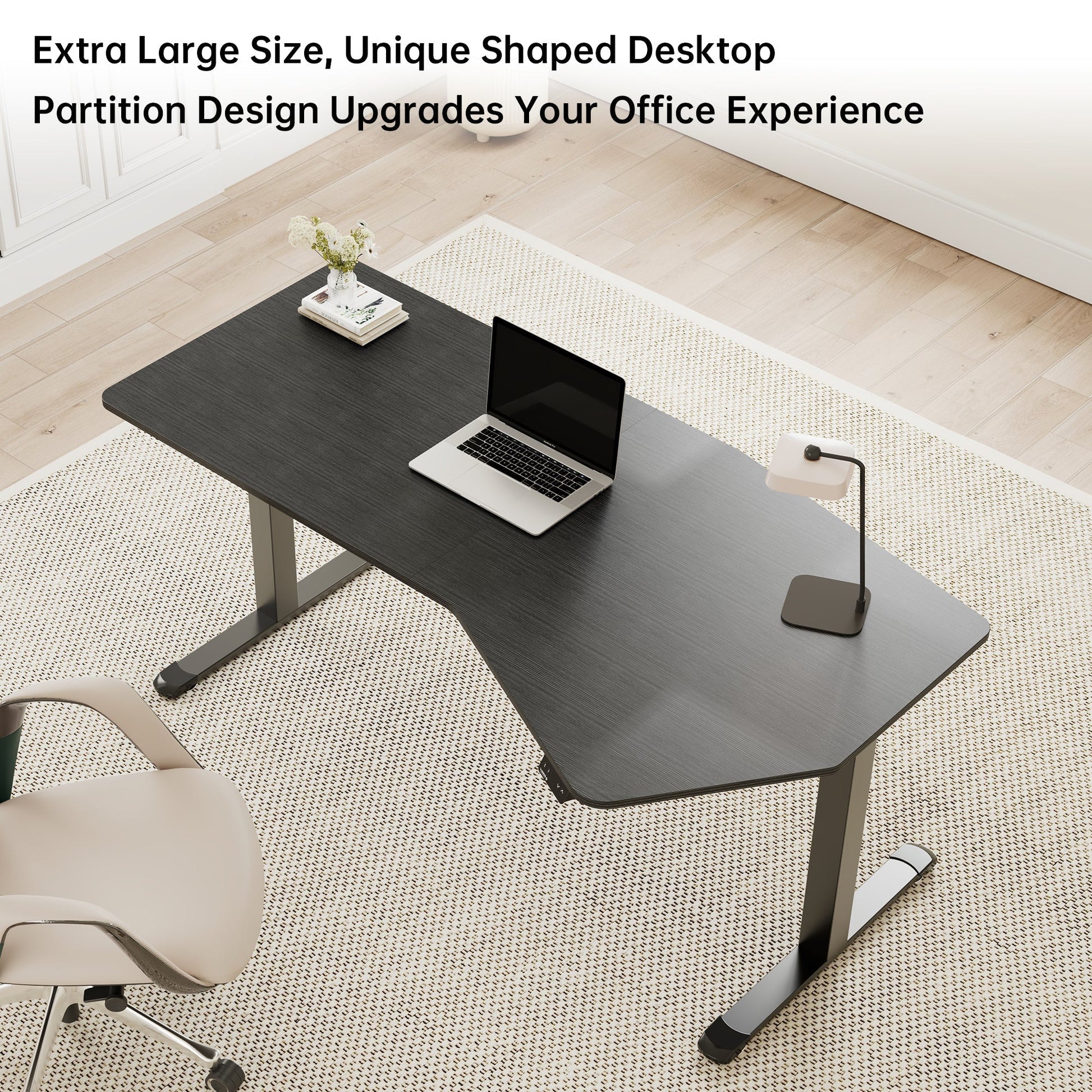 70x29 Unique Shape Office Standing Desk