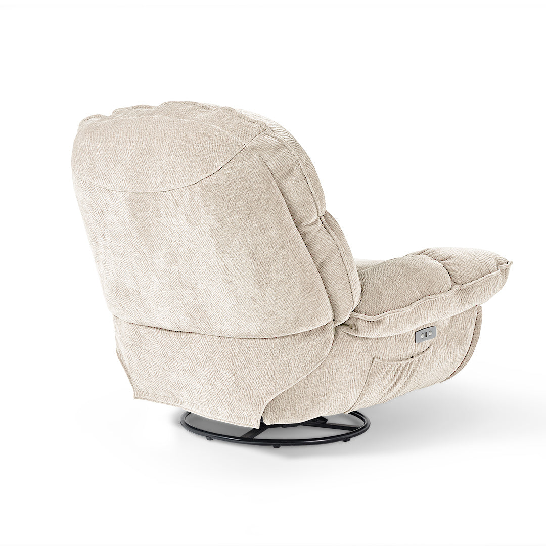 Grayson, Electric Recliner Chair Rocking Swivel with Storage
