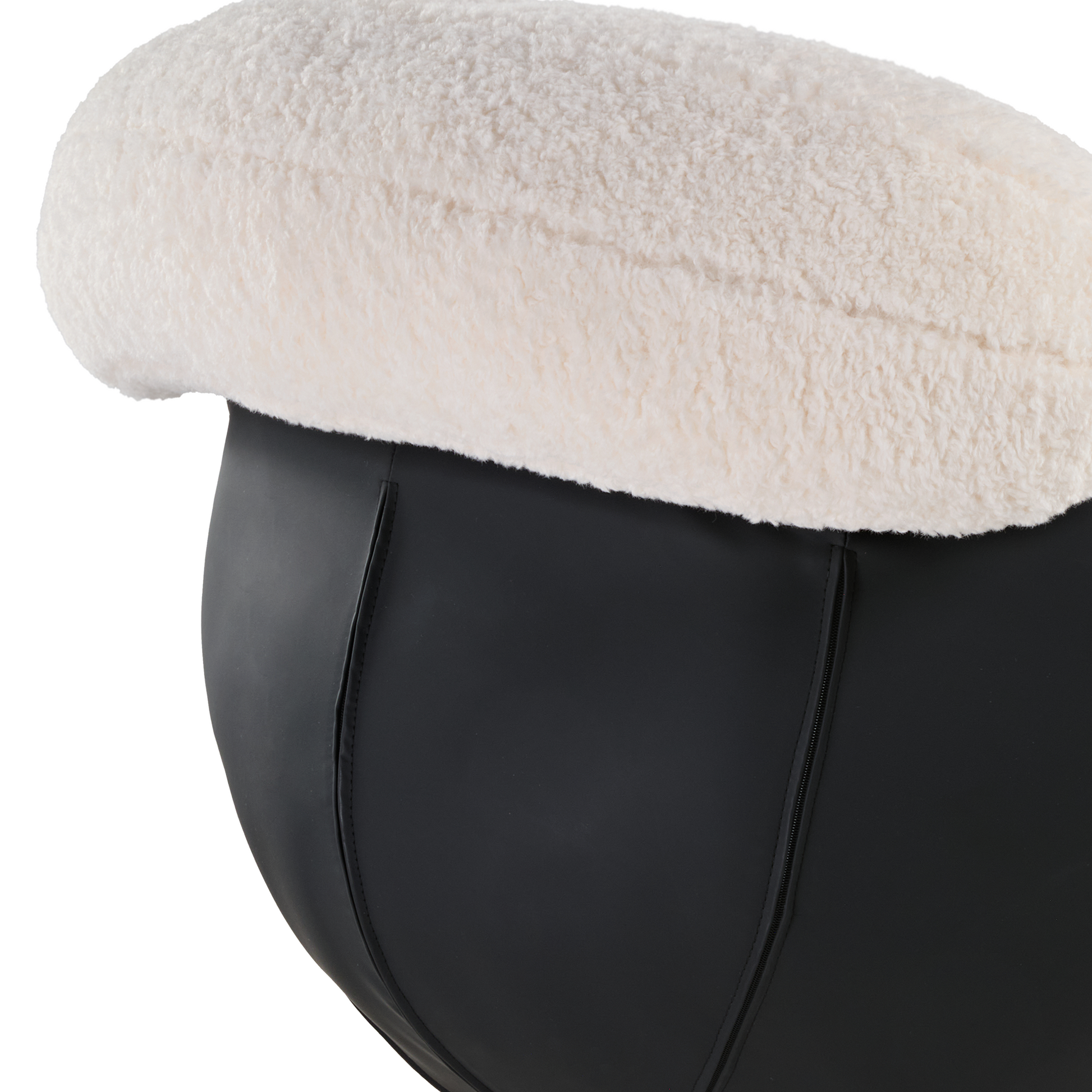 Cara, Modern Lounge Chair, White