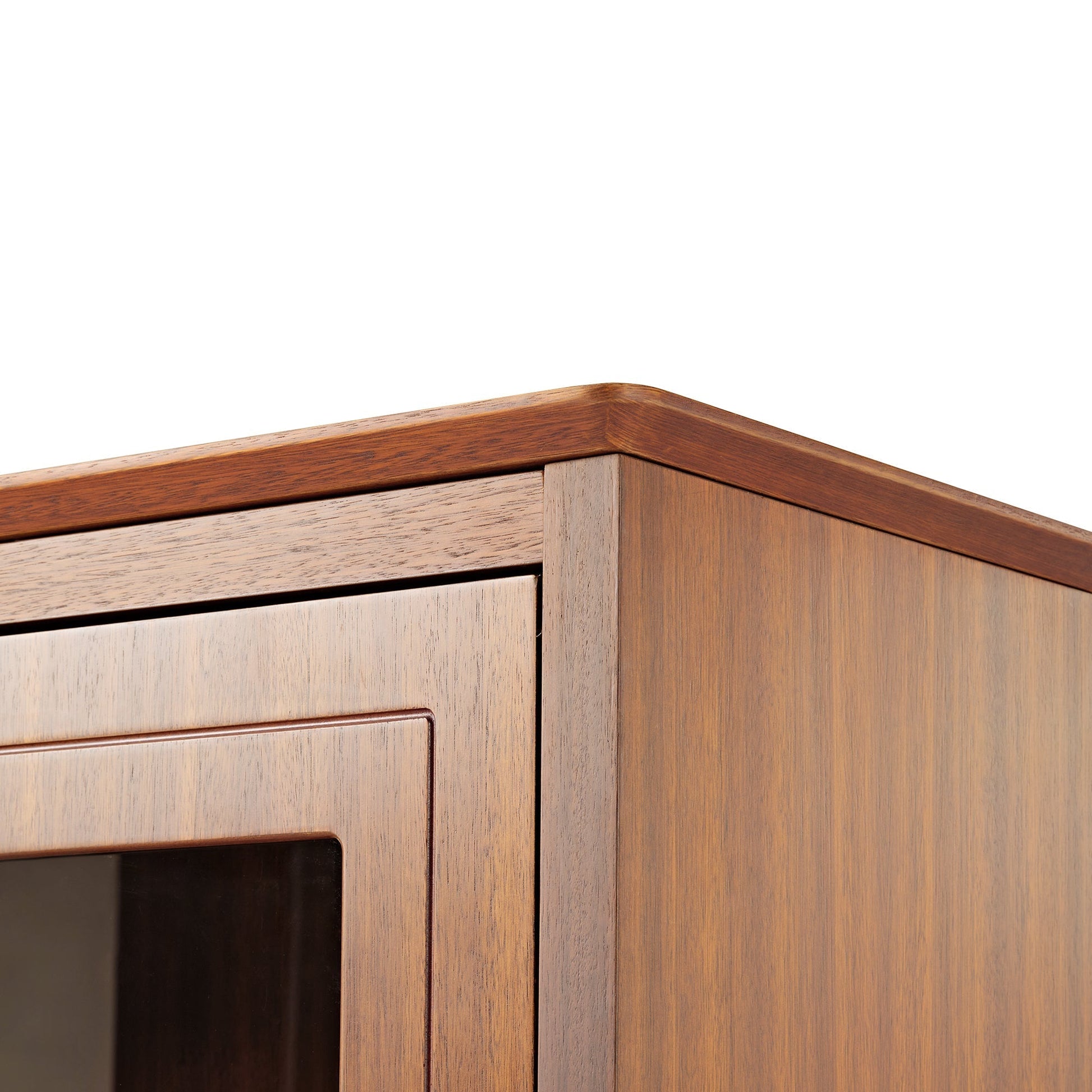 Ark, 72'' Storage Cabinet Bookshelf with Doors, Walnut