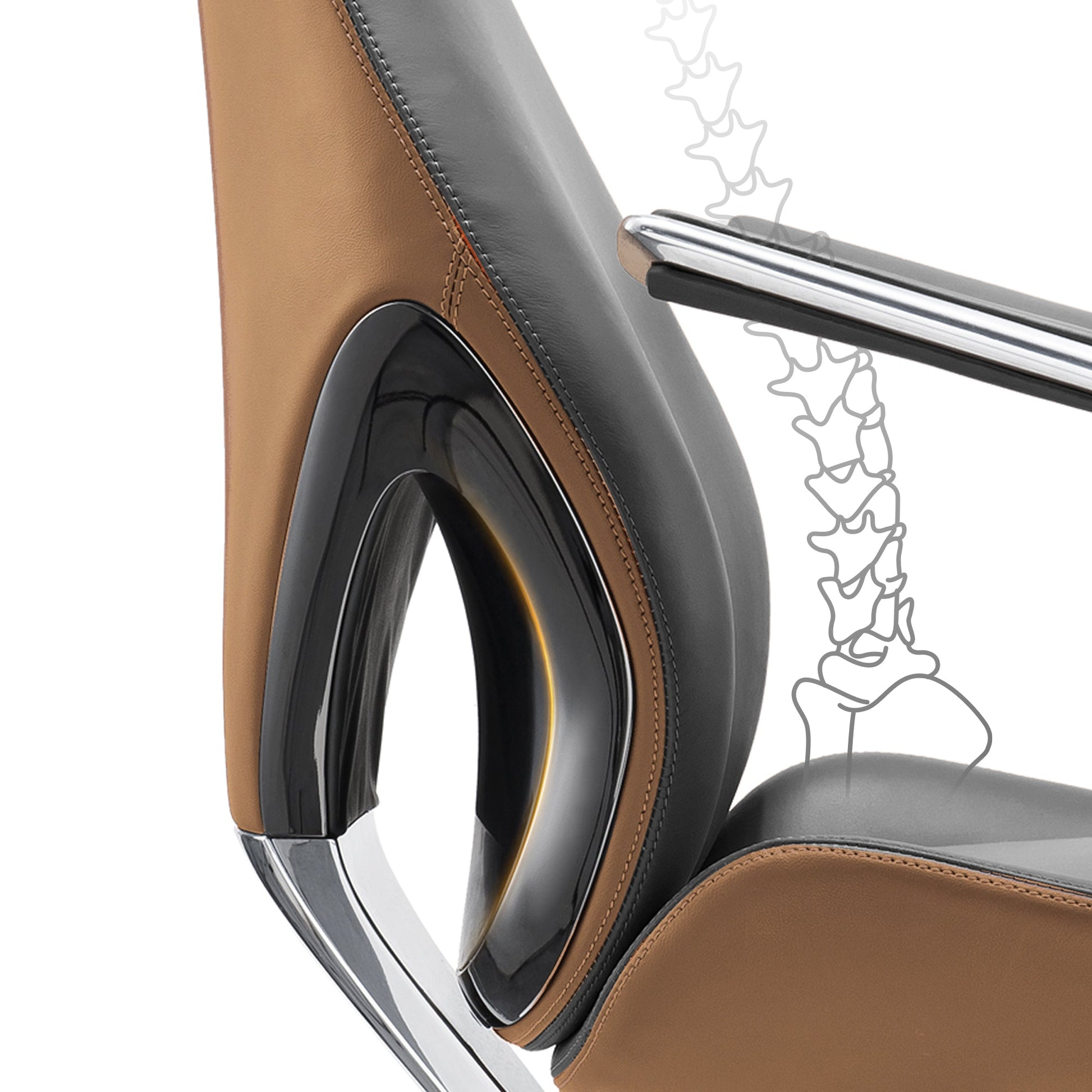 OC22, Genuine Leather Executive Office Chair