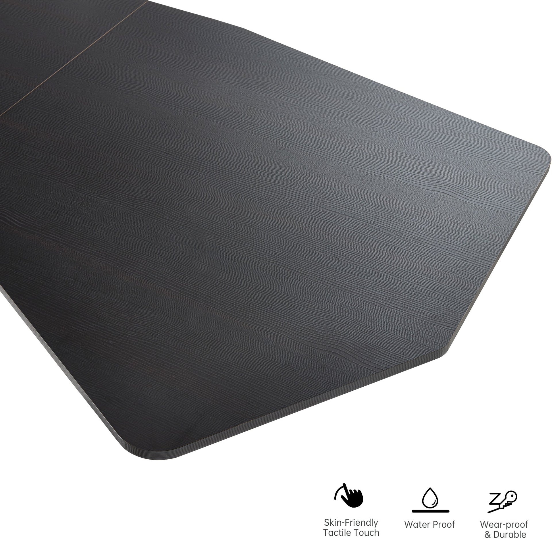 70x29 Unique Shape Office Standing Desk