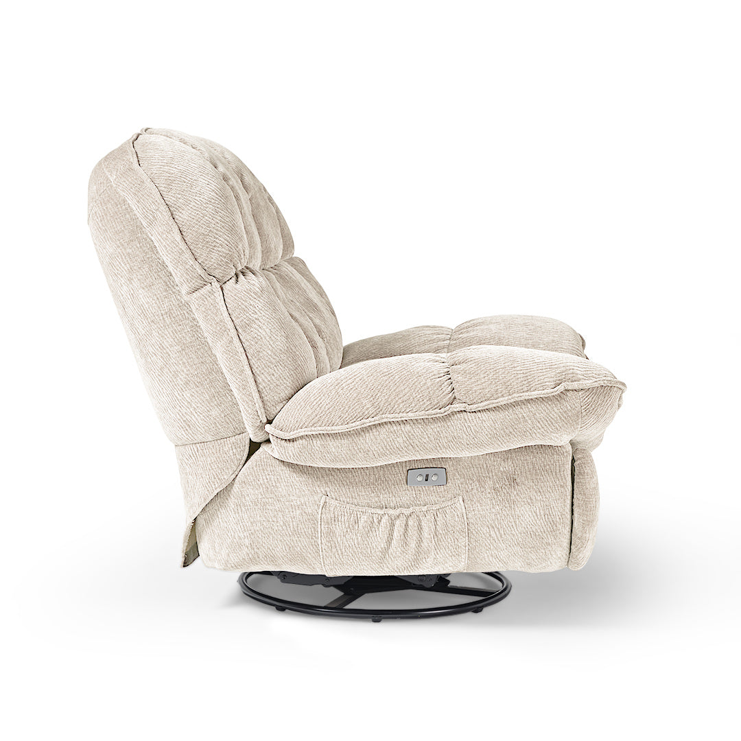 Grayson, Electric Recliner Chair Rocking Swivel with Storage
