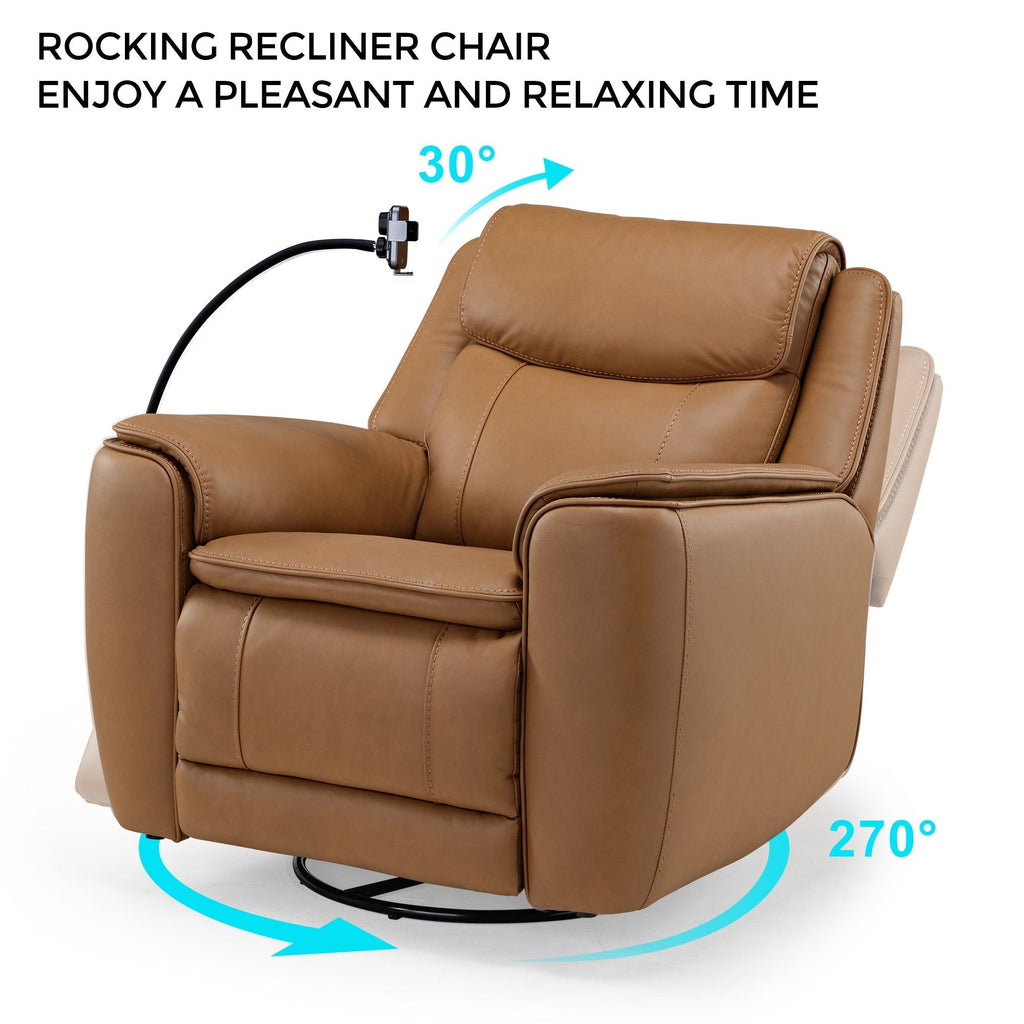 Carter, Electric Rocking Swivel Recliner Chair