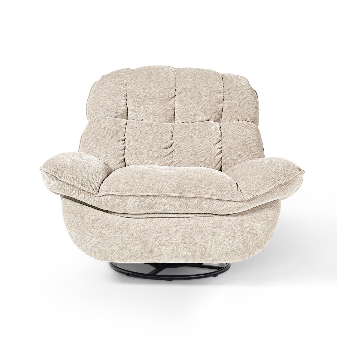 Grayson, Manual Recliner Chair Rocking Swivel with Storage
