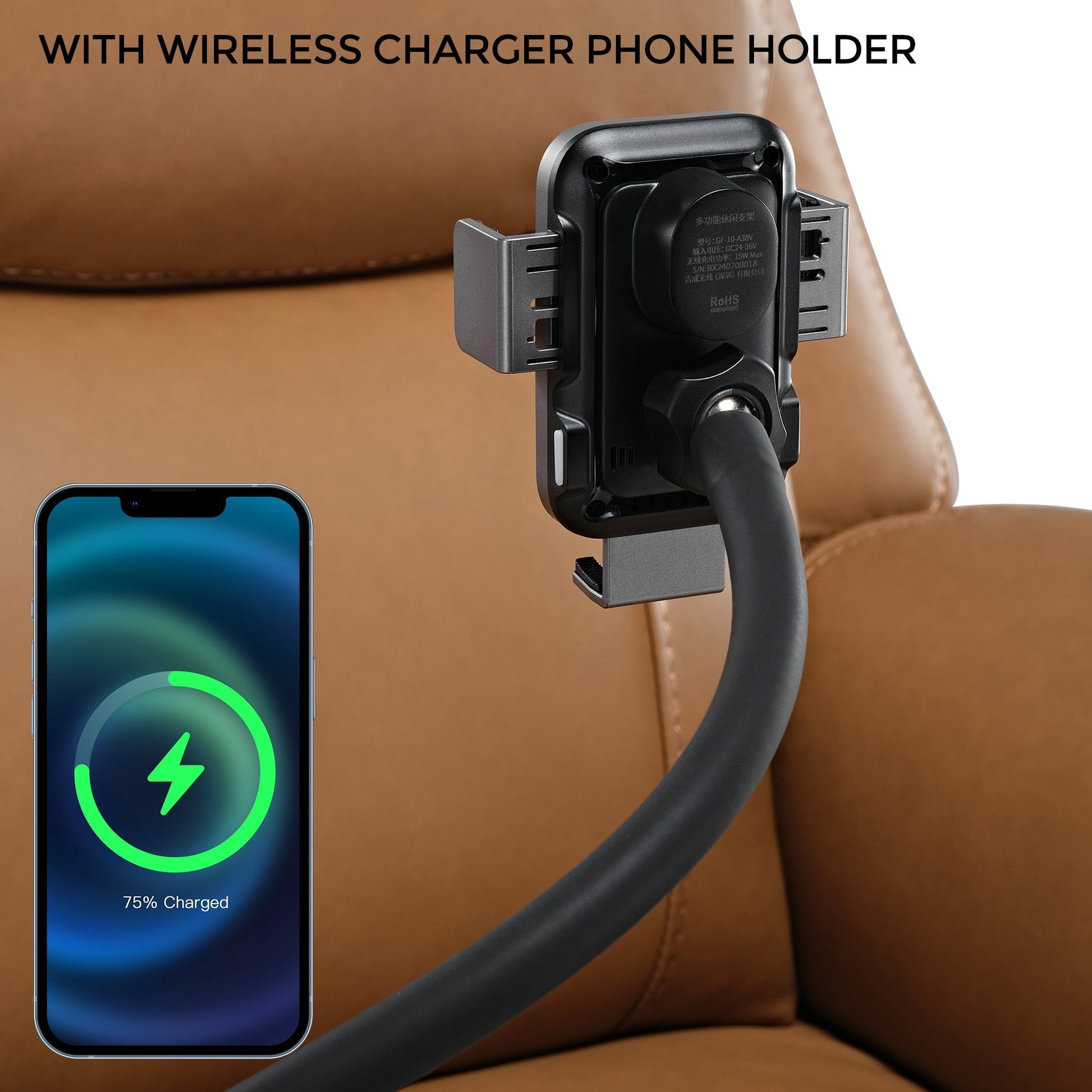 Carter, Electric Rocking Swivel Recliner Chair