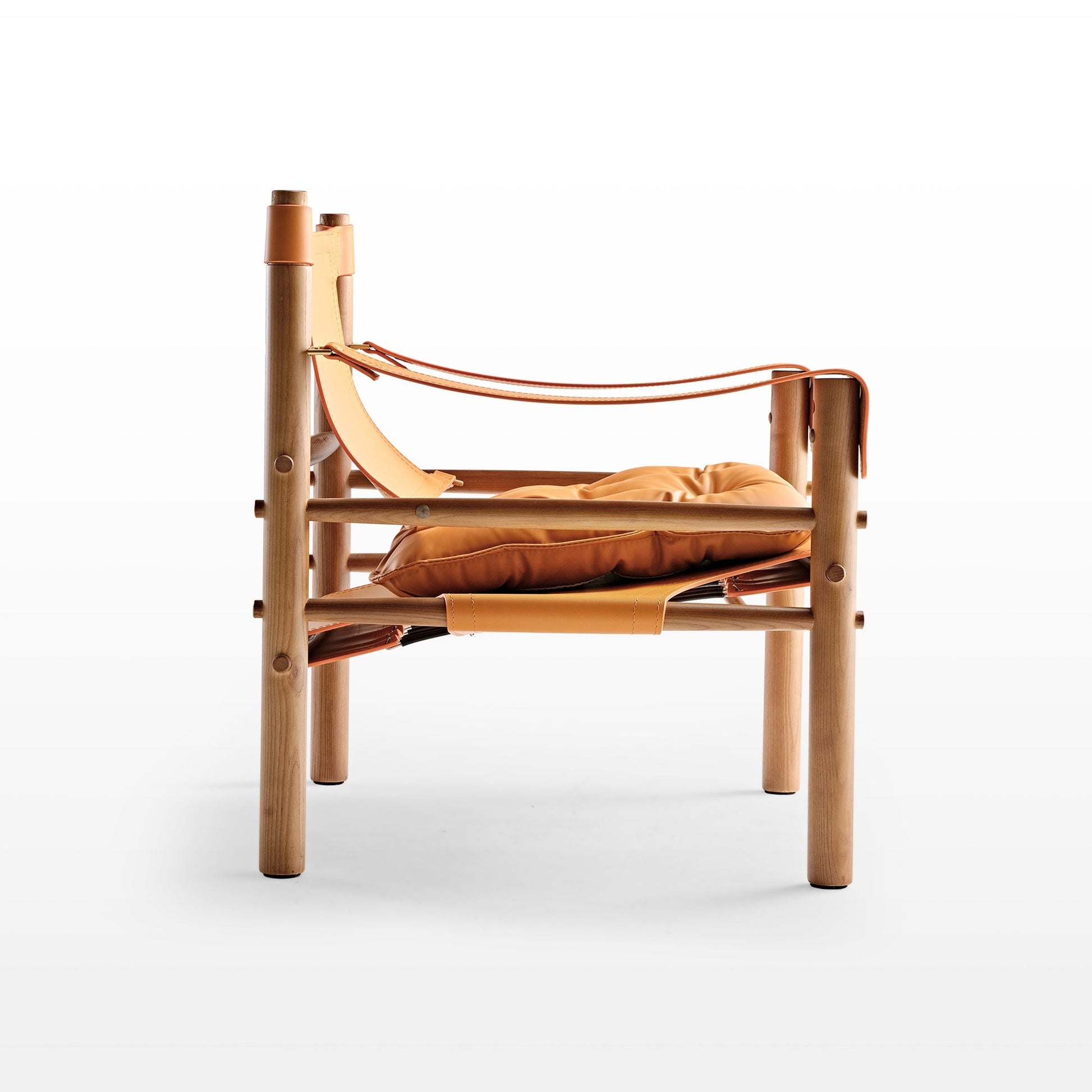 Saddle Leather Comfort Lounge Chair