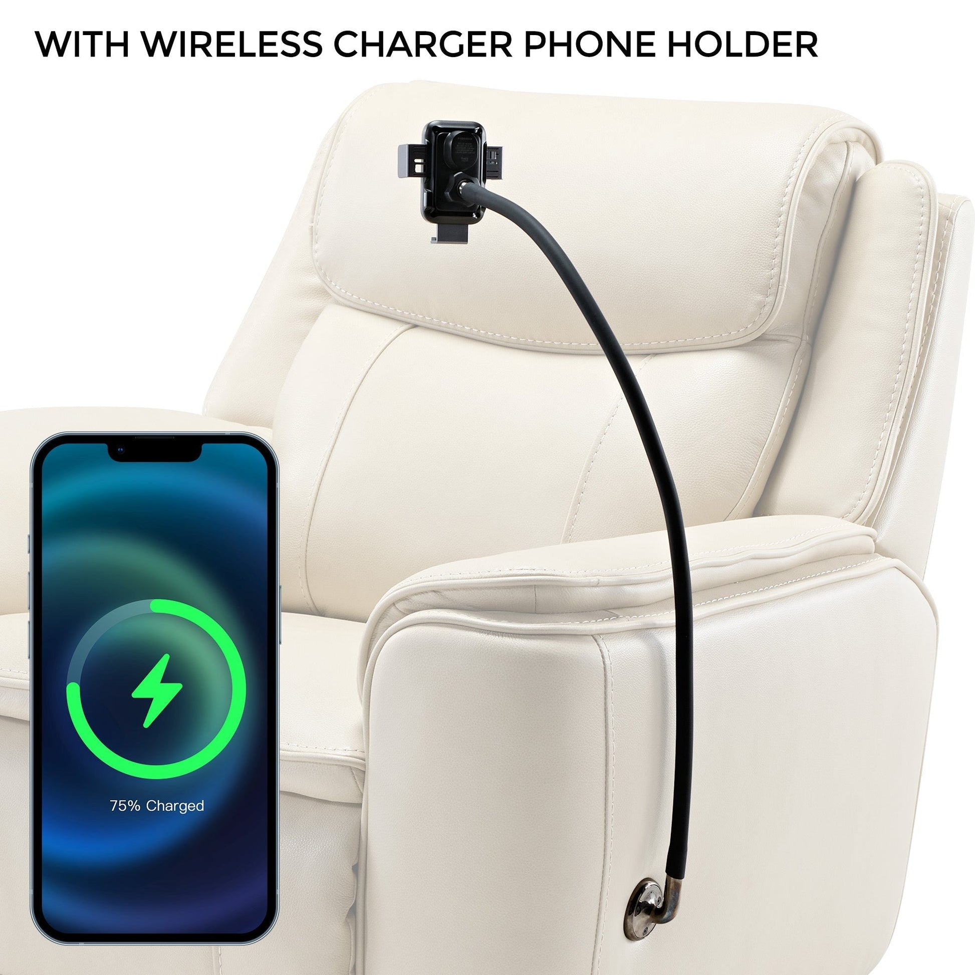 Carter, Electric Rocking Swivel Recliner Chair