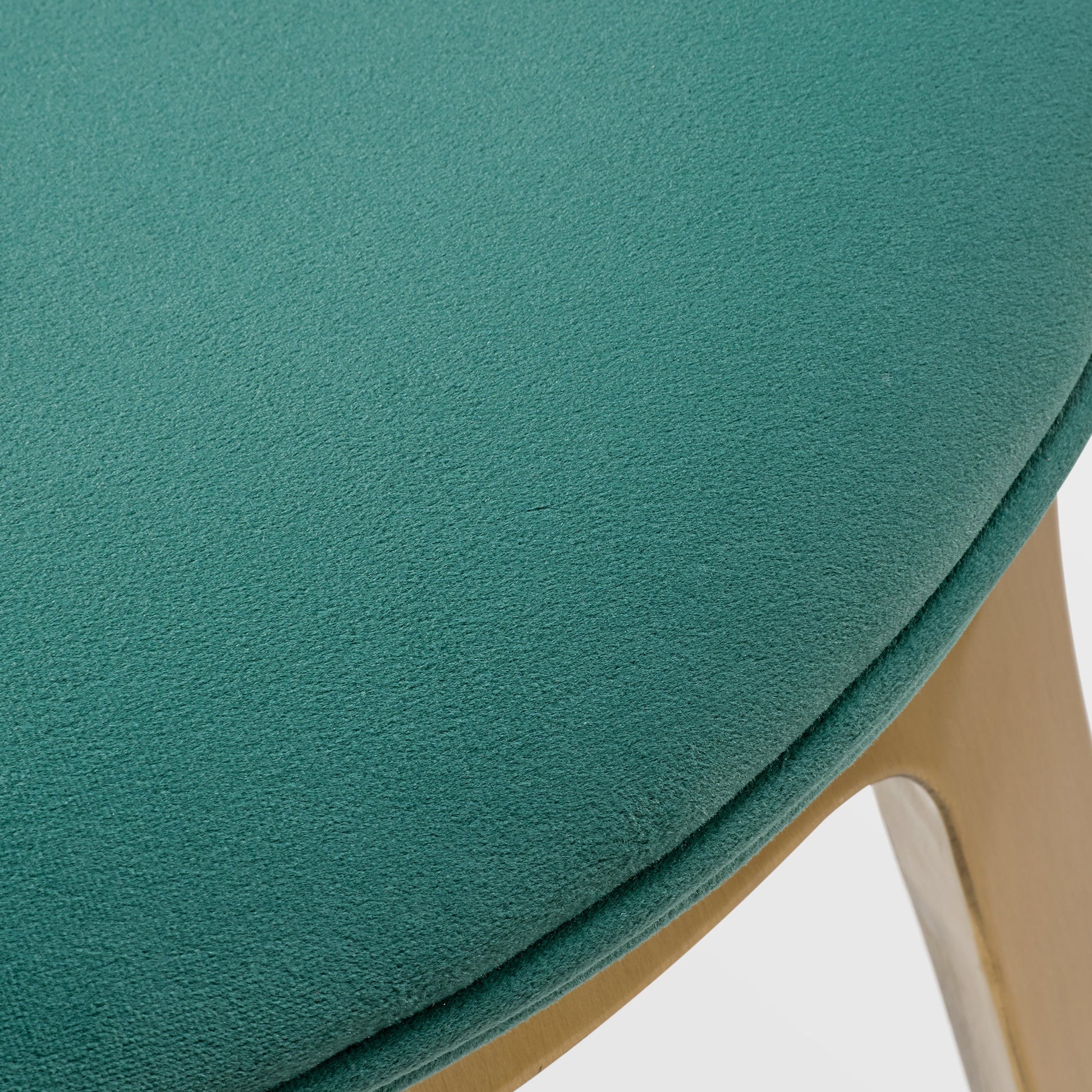 Light Luxury Vintage Dining Chair Set of 2,  Green