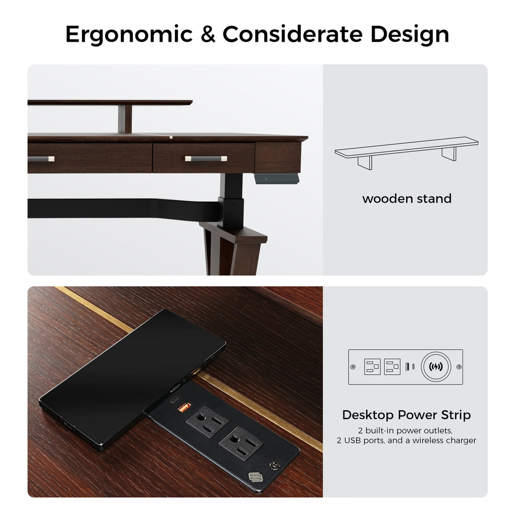 Ark SWS, 63 x 29 Executive Standing Desk