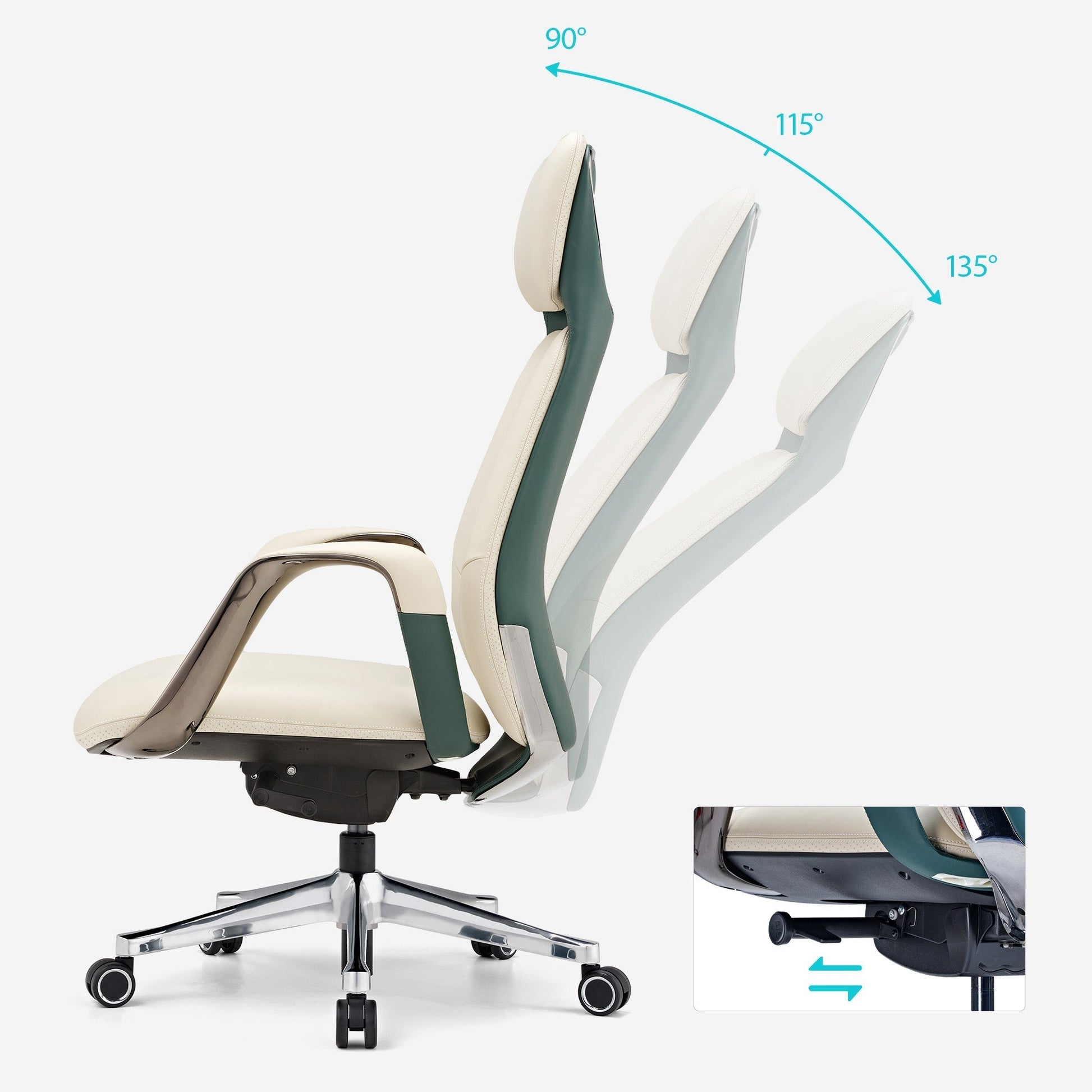 SERENE, Napa Leather Executive Office Chair