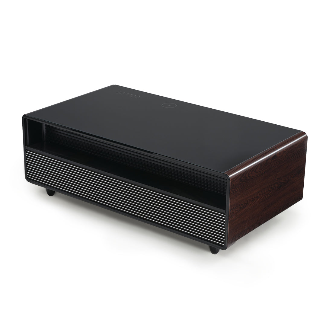 51" Smart Coffee Table with Fridge and Bluetooth Speakers