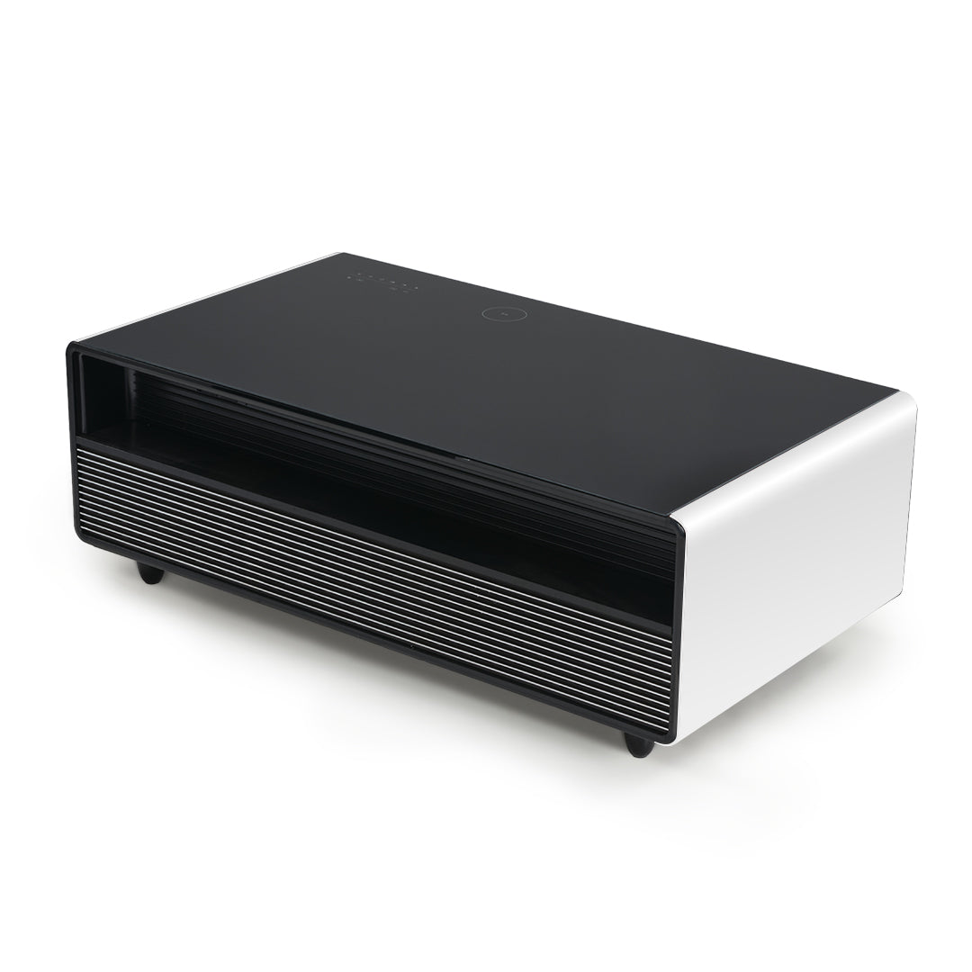 51" Smart Coffee Table with Fridge and Bluetooth Speakers
