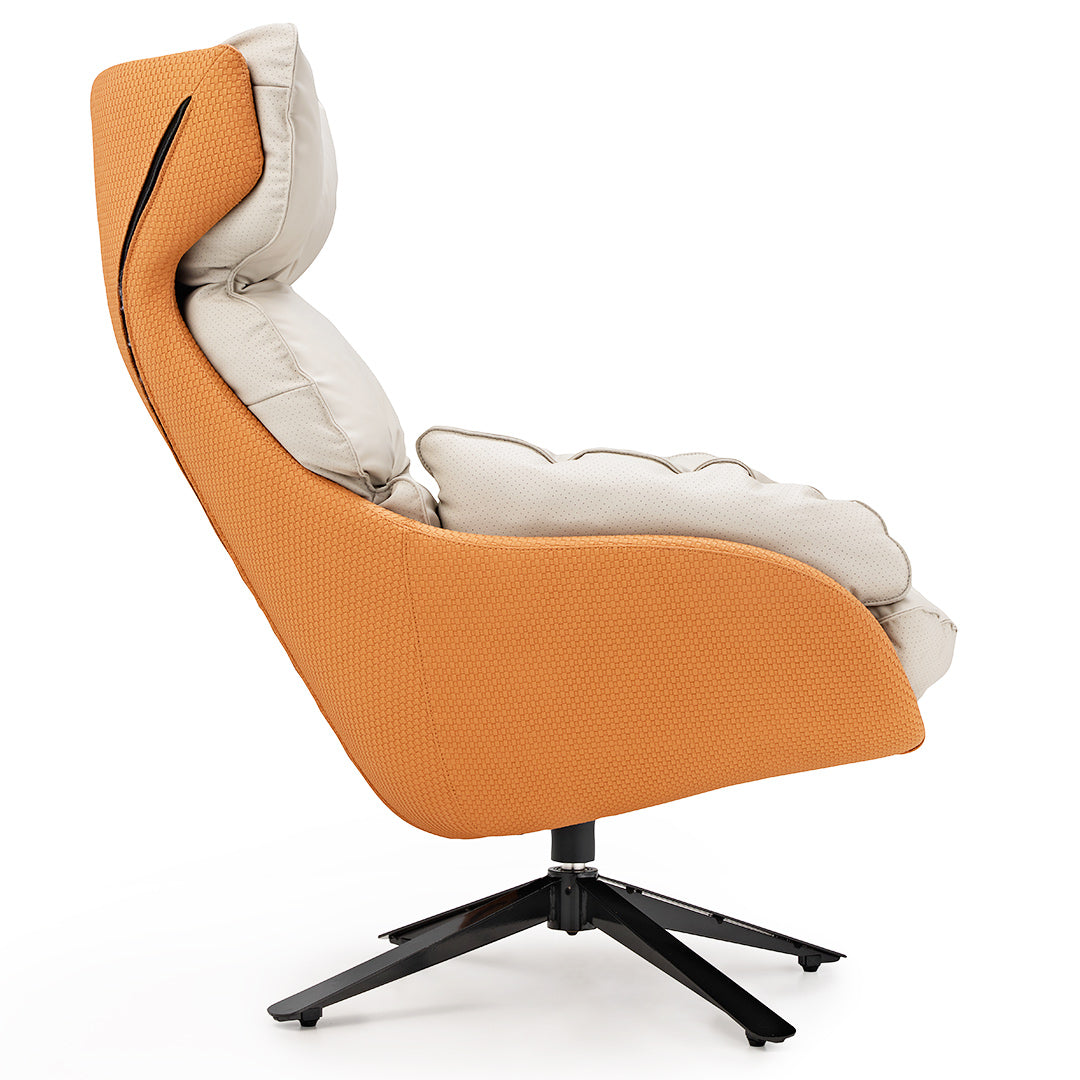 Todd, Swivel Armchair with High Back Lounge Chair