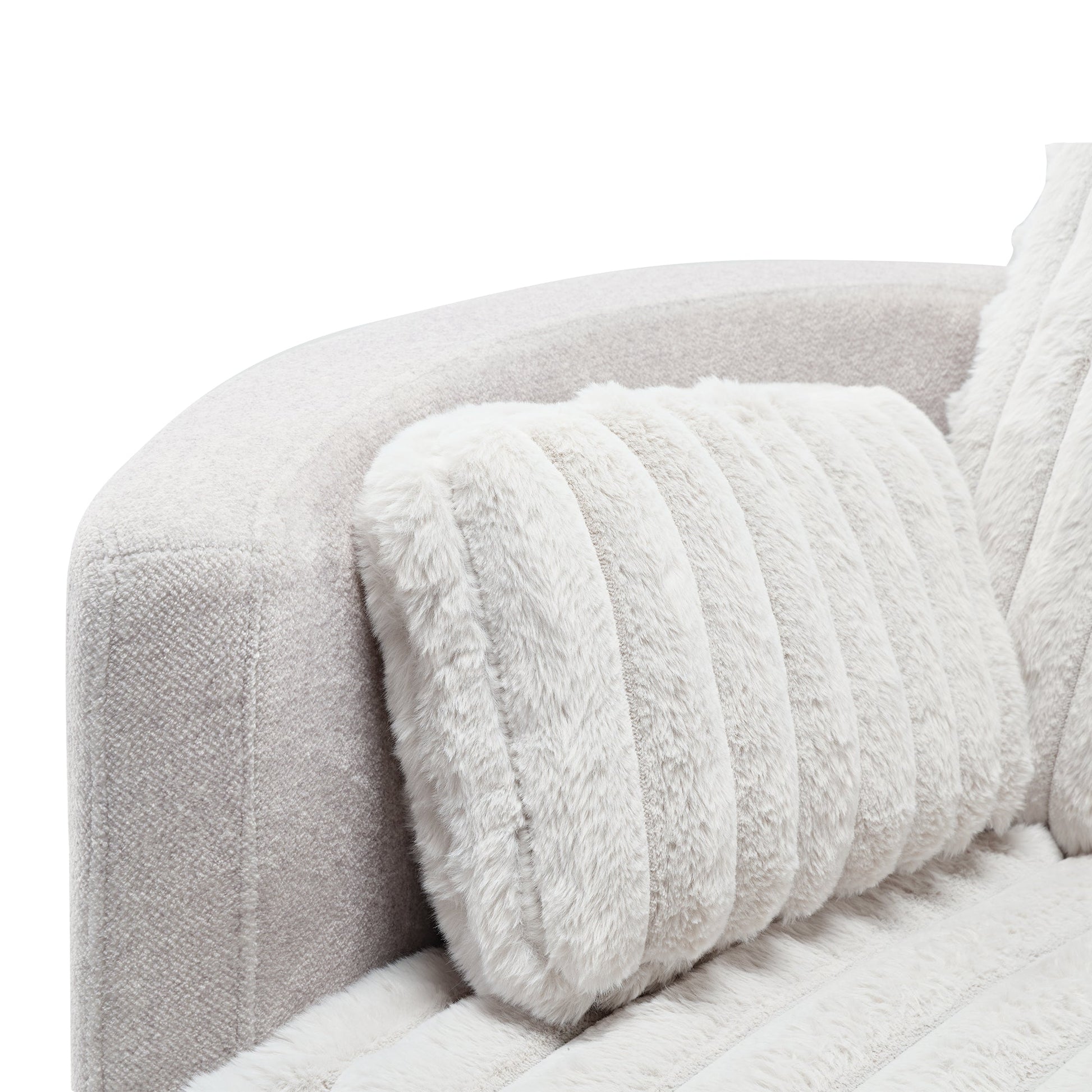 Lucia, White Swivel Glider Manual Recliner